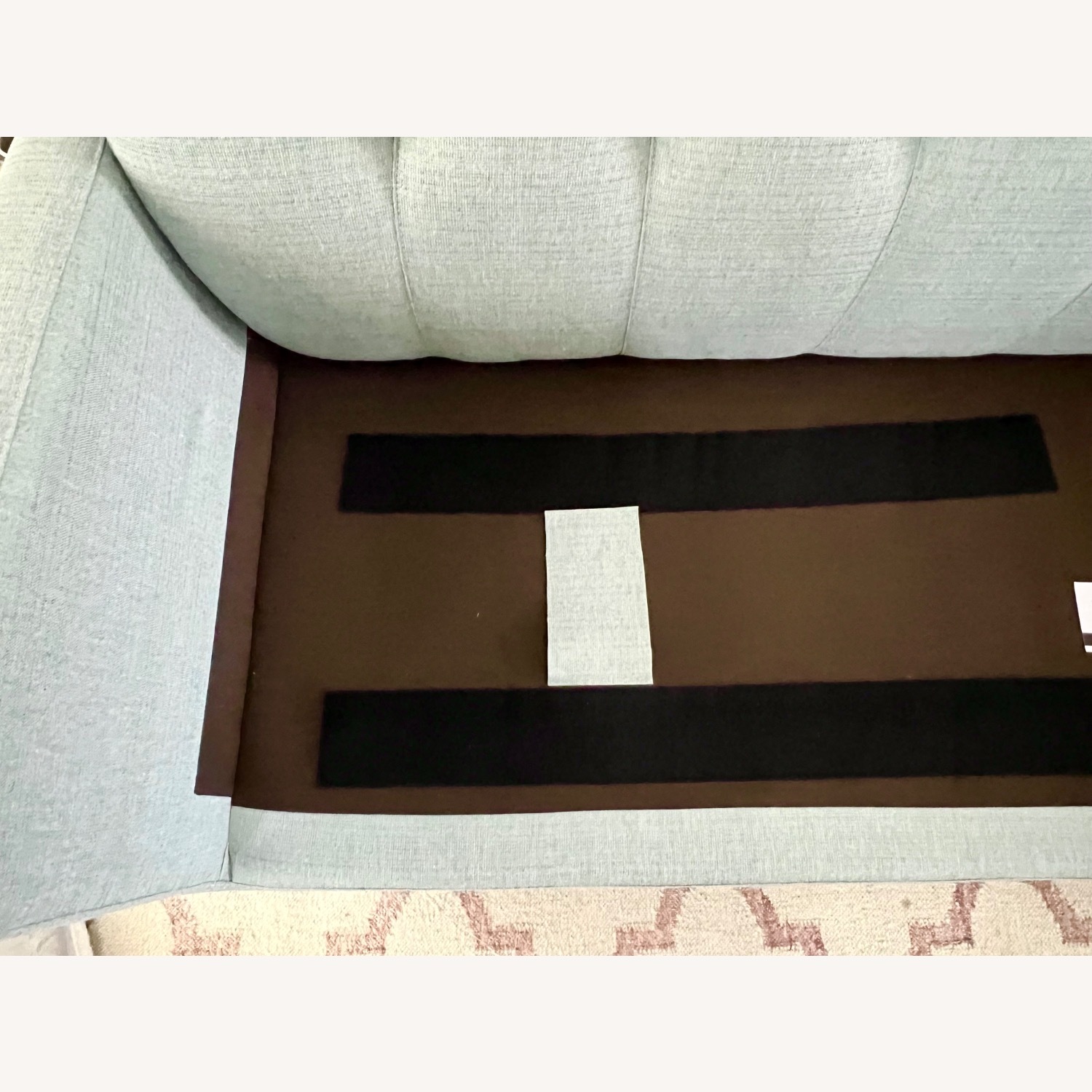 Room &  Board 86” Anson Sofa in Dilcrest Spa Blue - image-5