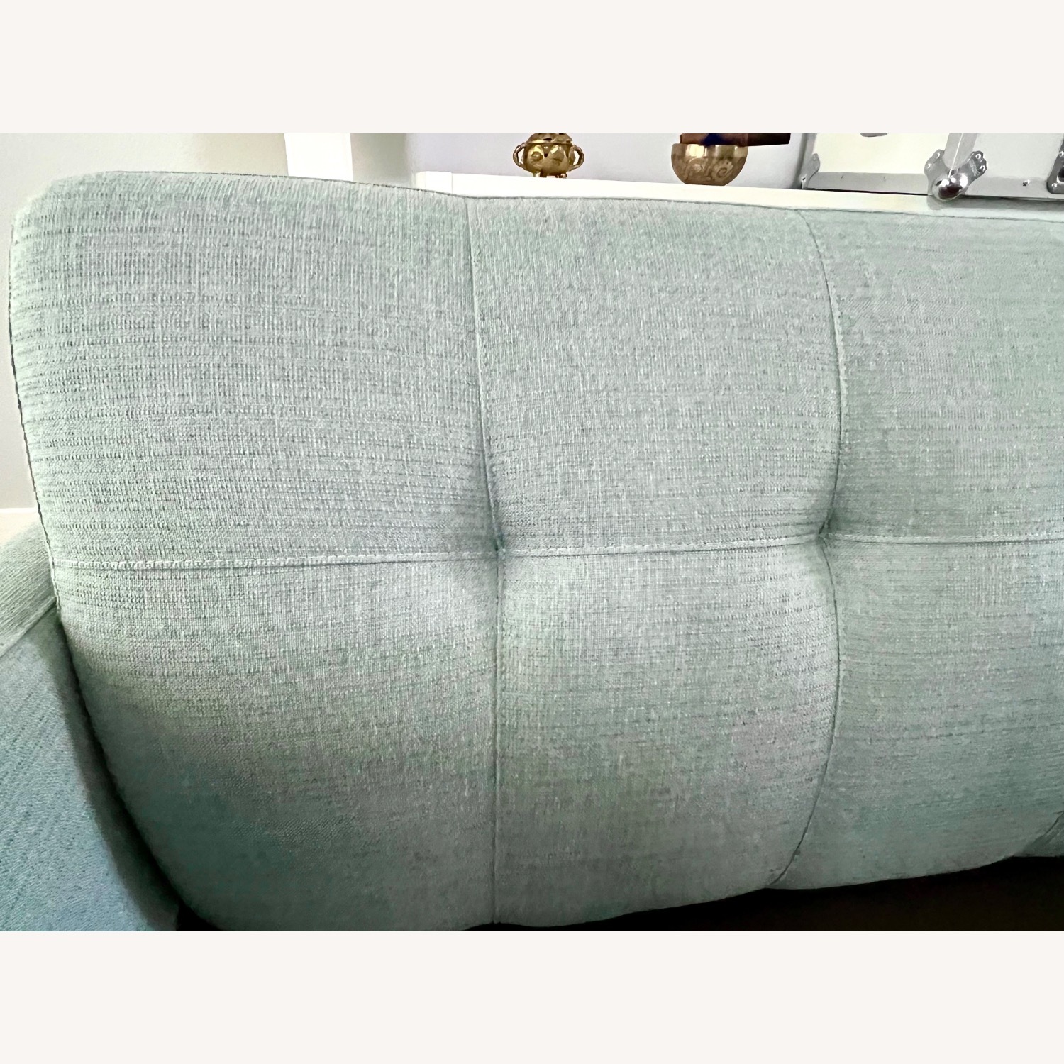 Room &  Board 86” Anson Sofa in Dilcrest Spa Blue - image-9