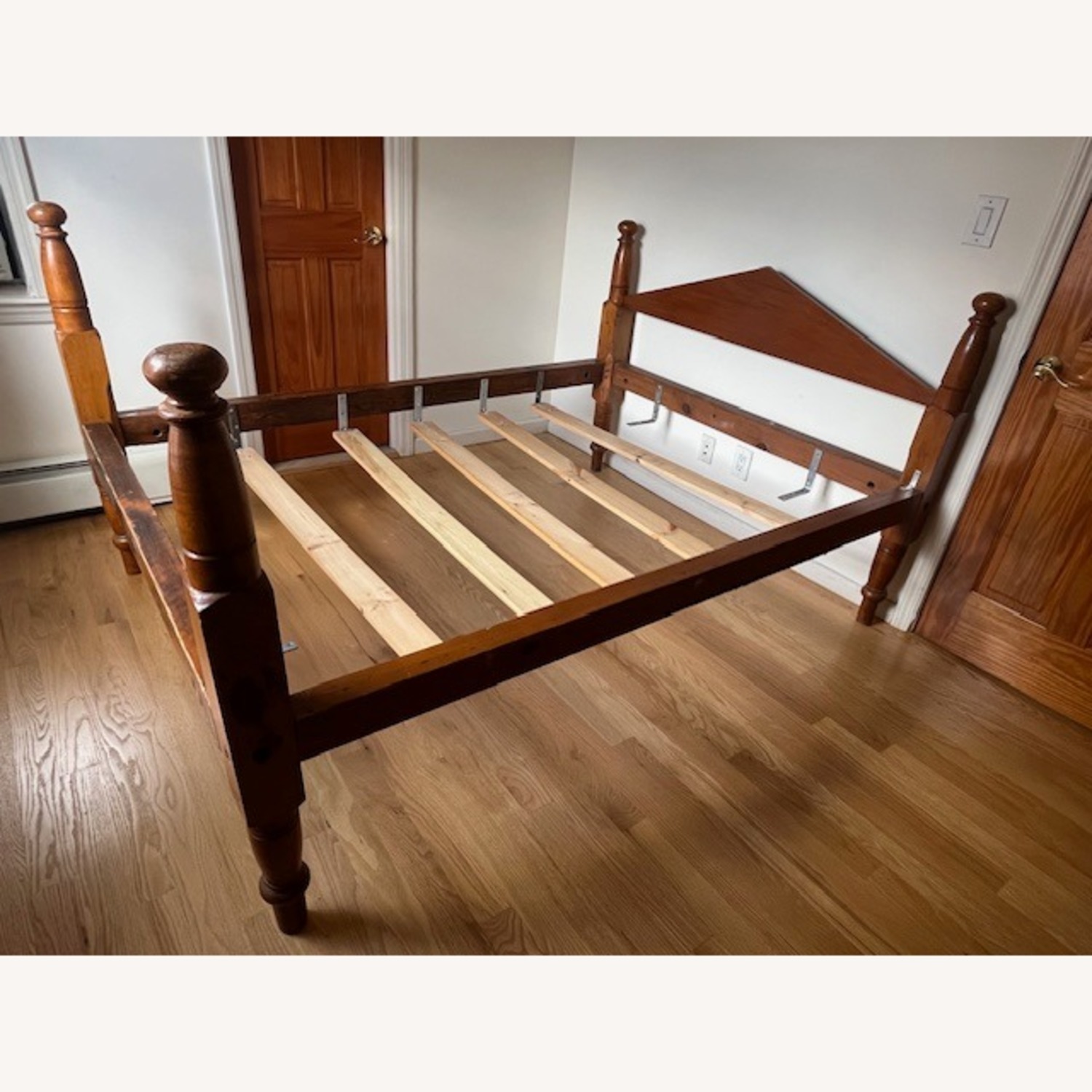 Vintage Wooden Bed - image-8