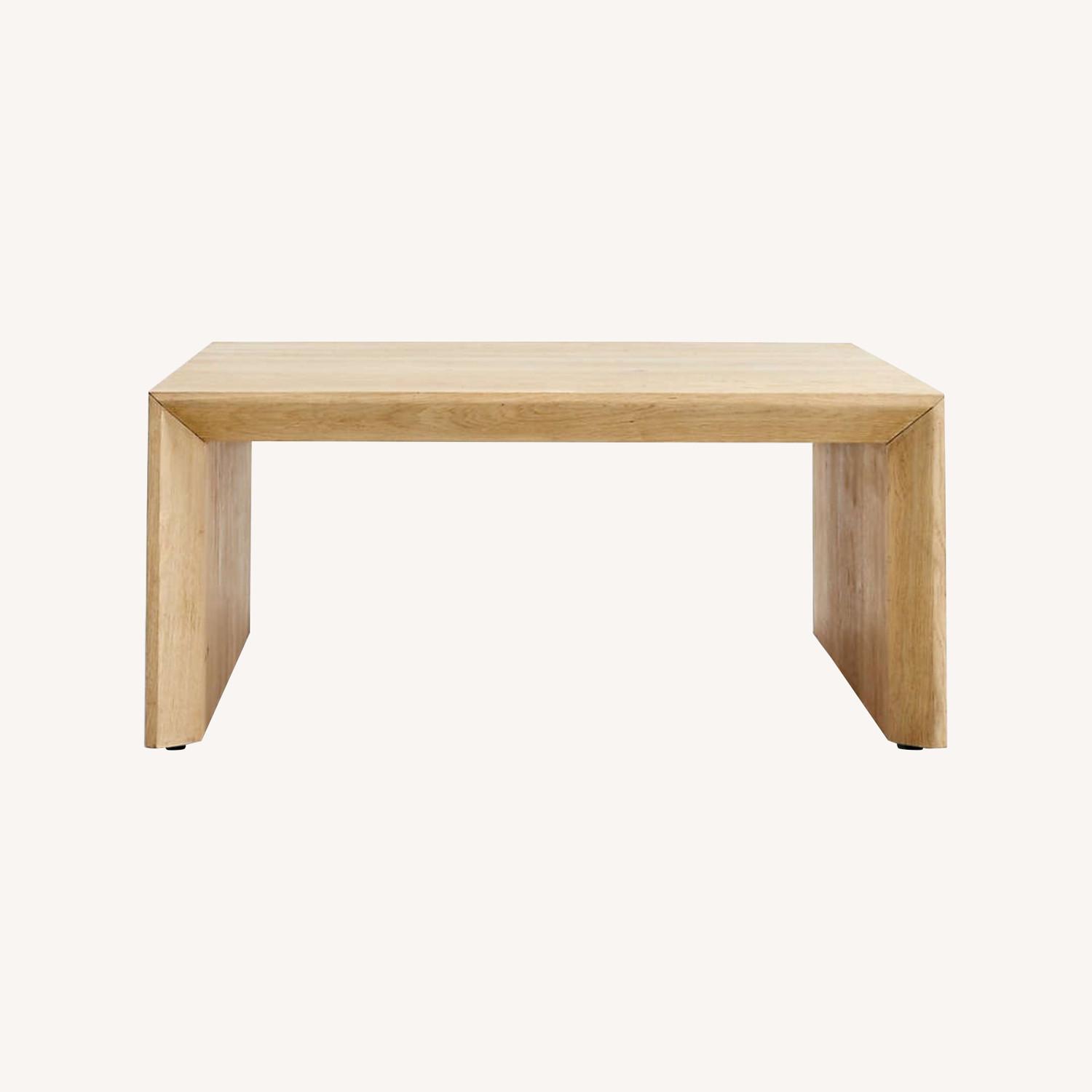 Crate & Barrel Baja Natural Wood Coffee Table - image-0