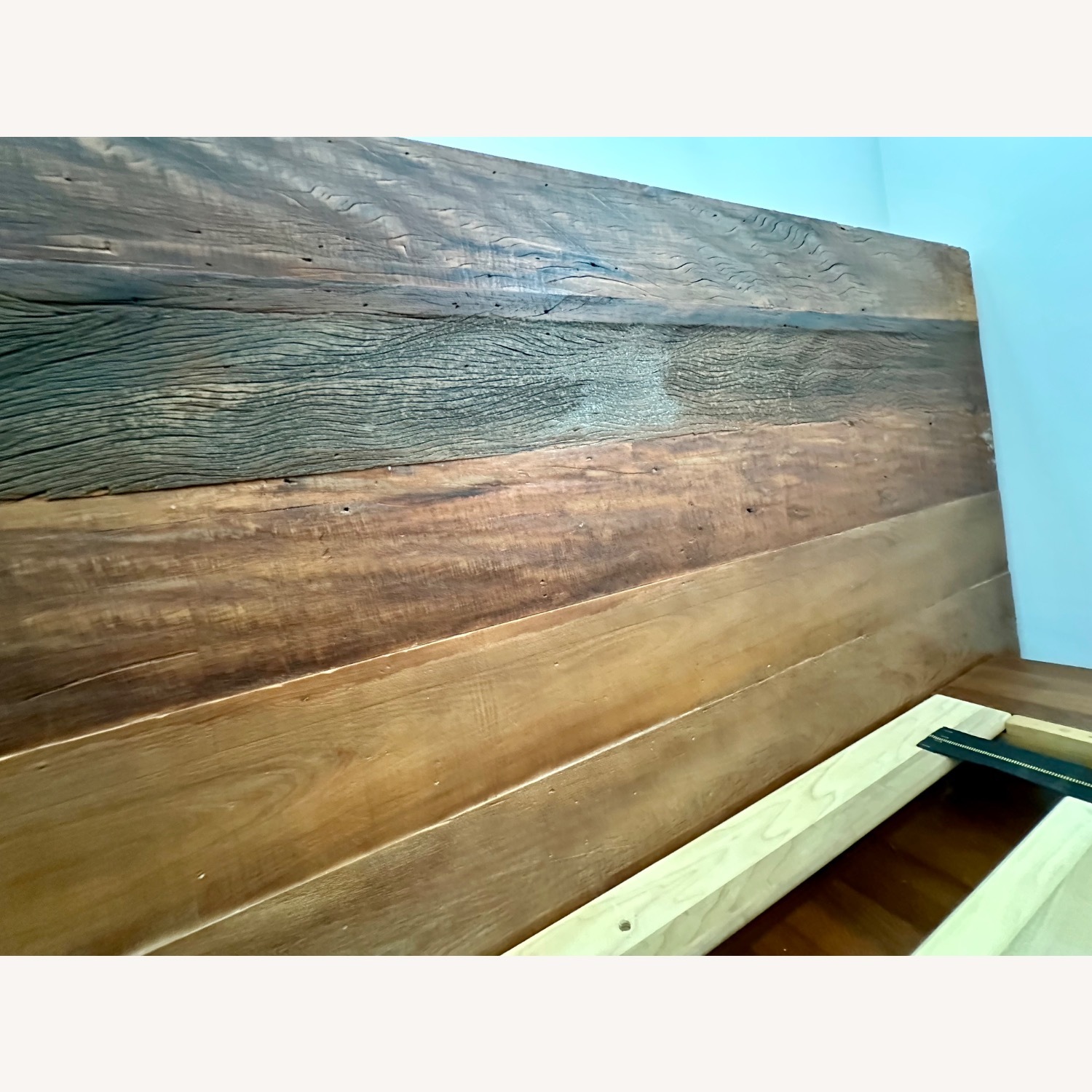 Crate and Barrel Thick Artwood Queen Bed - image-3