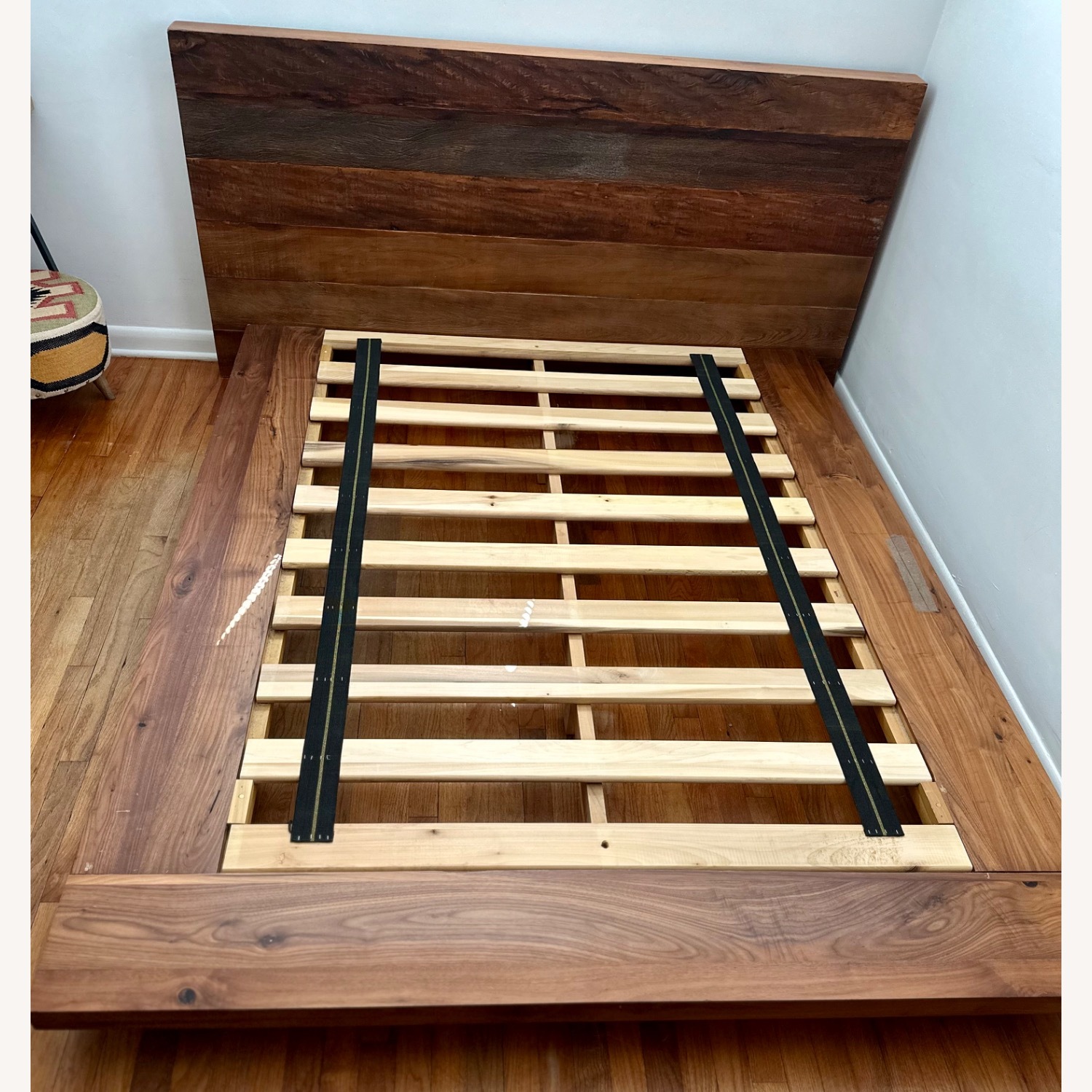 Crate and Barrel Thick Artwood Queen Bed - image-5