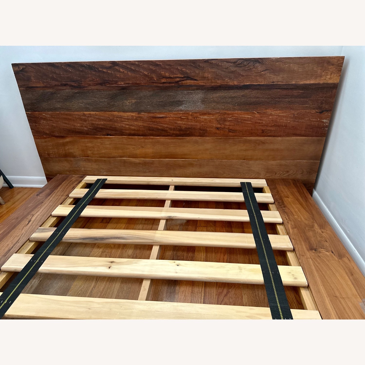 Crate and Barrel Thick Artwood Queen Bed - image-7