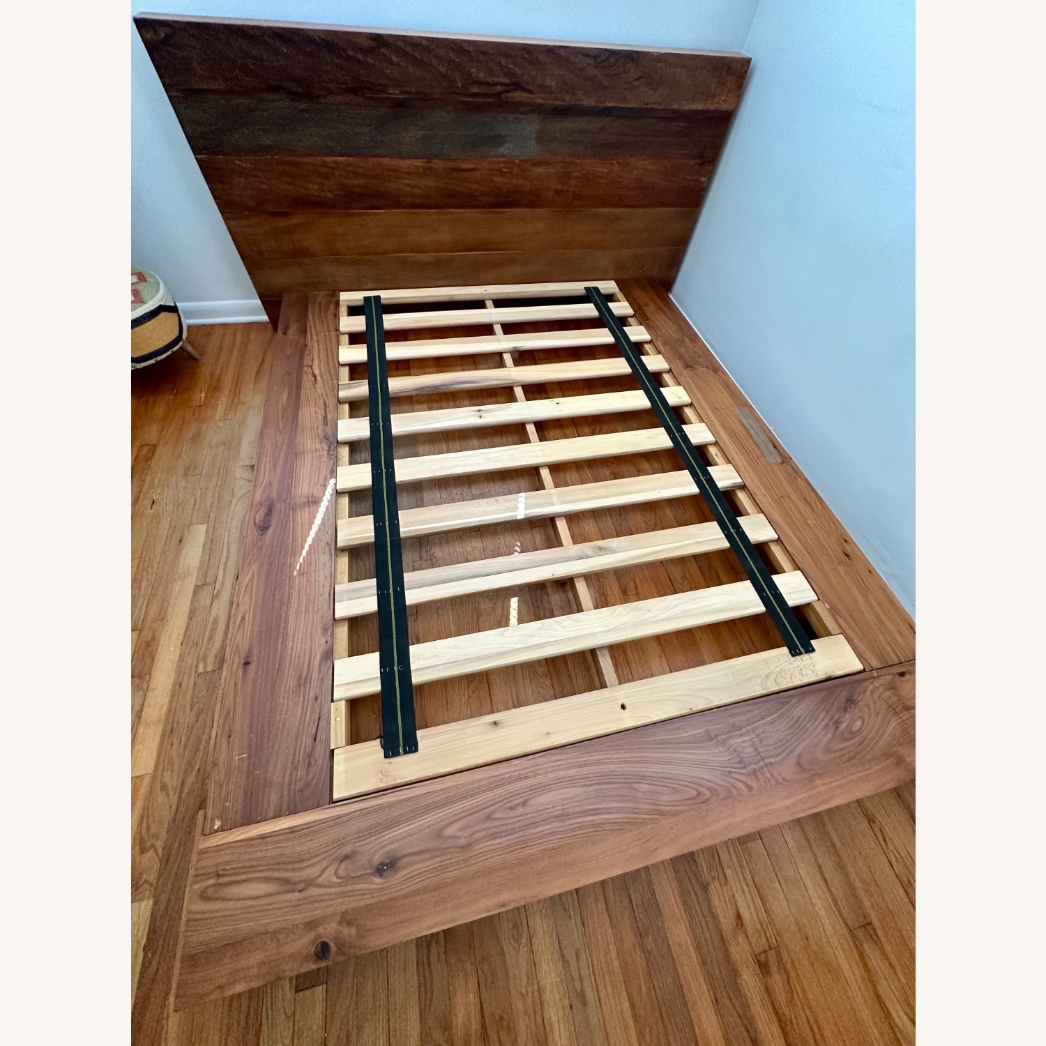 Crate and Barrel Thick Artwood Queen Bed - image-1
