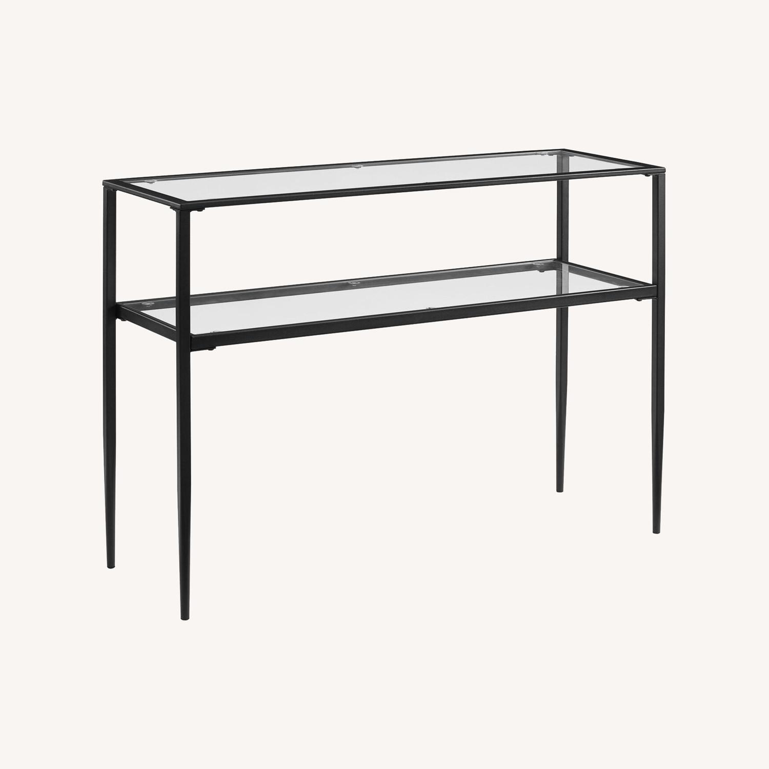 World Market Metal and Glass Console Table - image-0