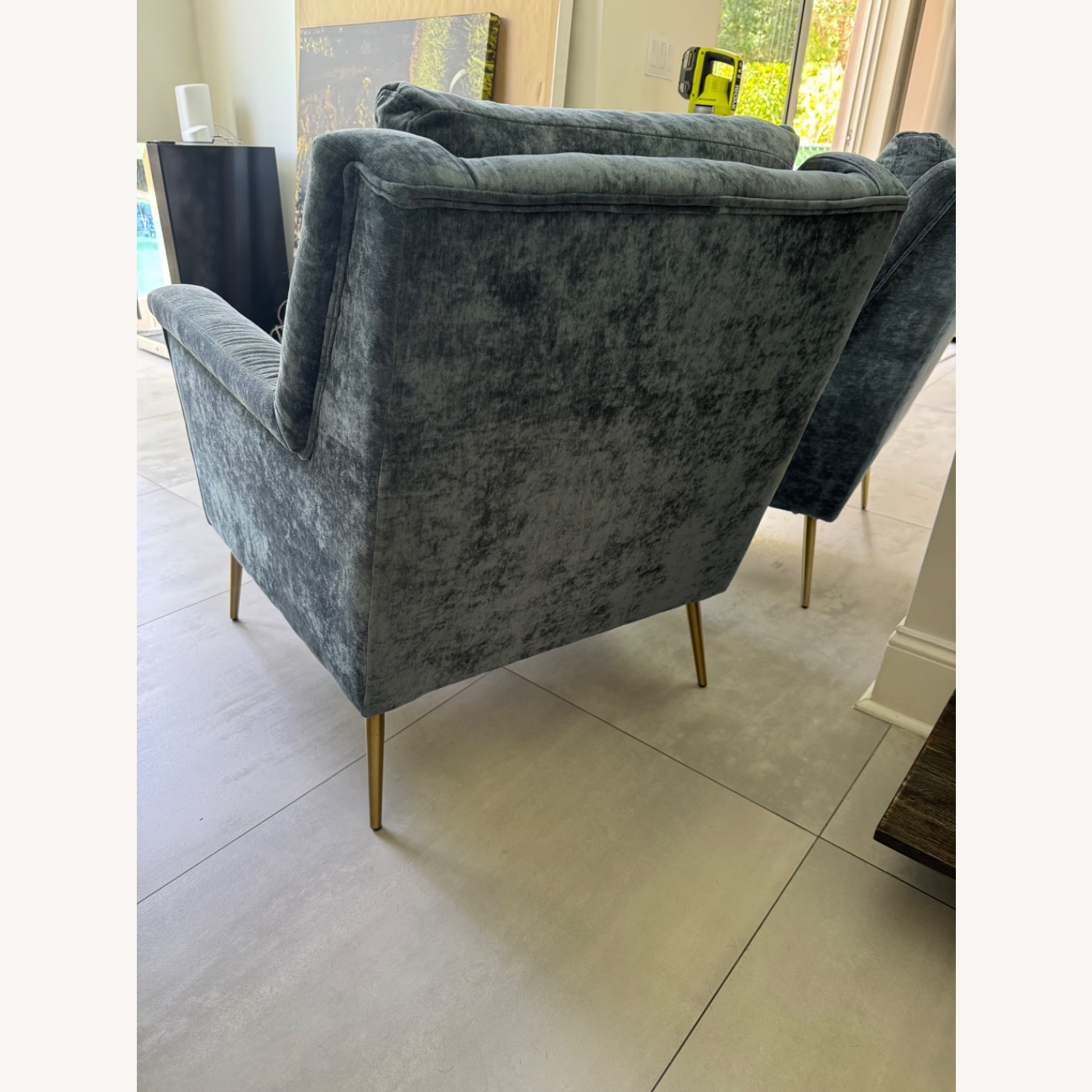 Cambridge Velvet Accent Chair - image-6