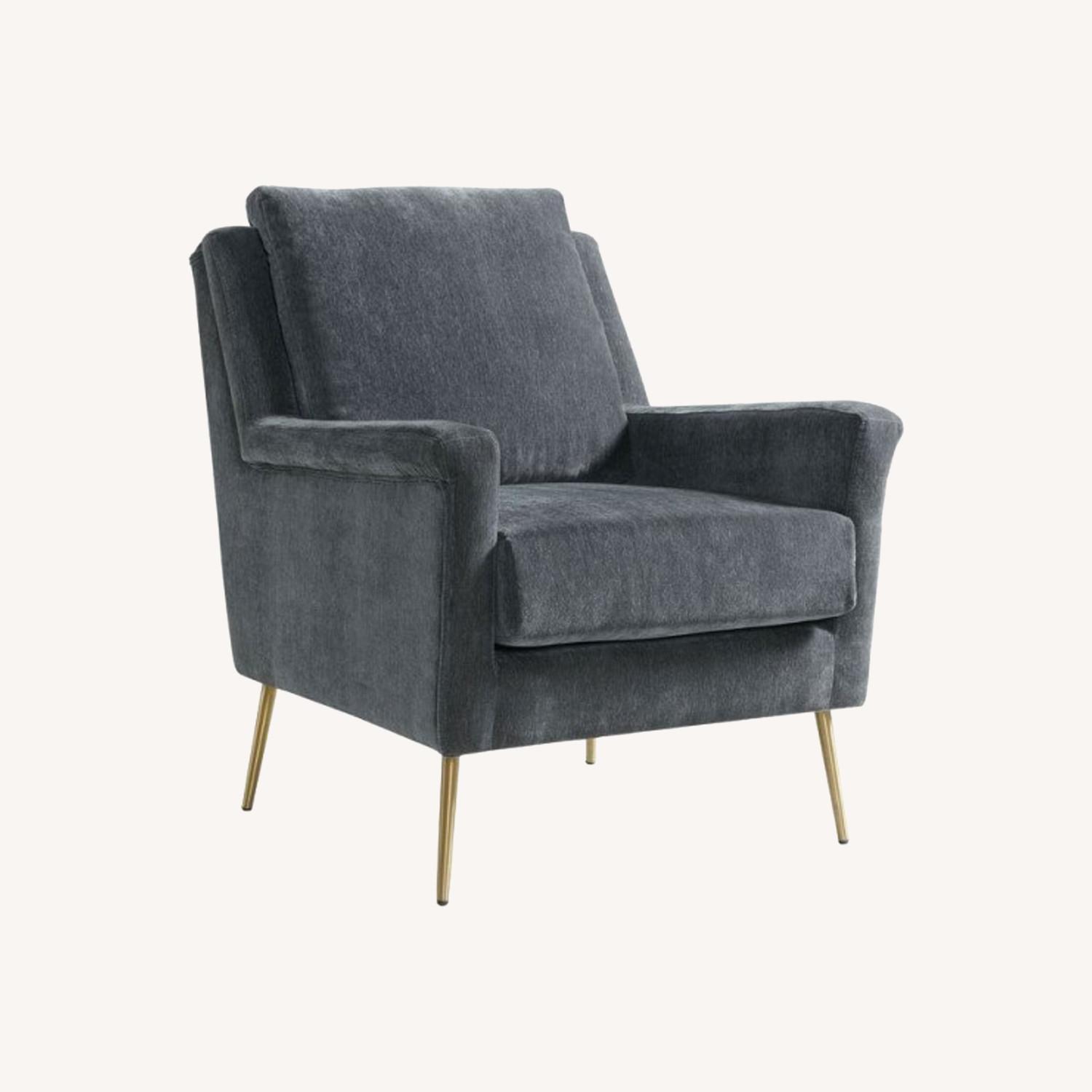 Cambridge Velvet Accent Chair - image-0