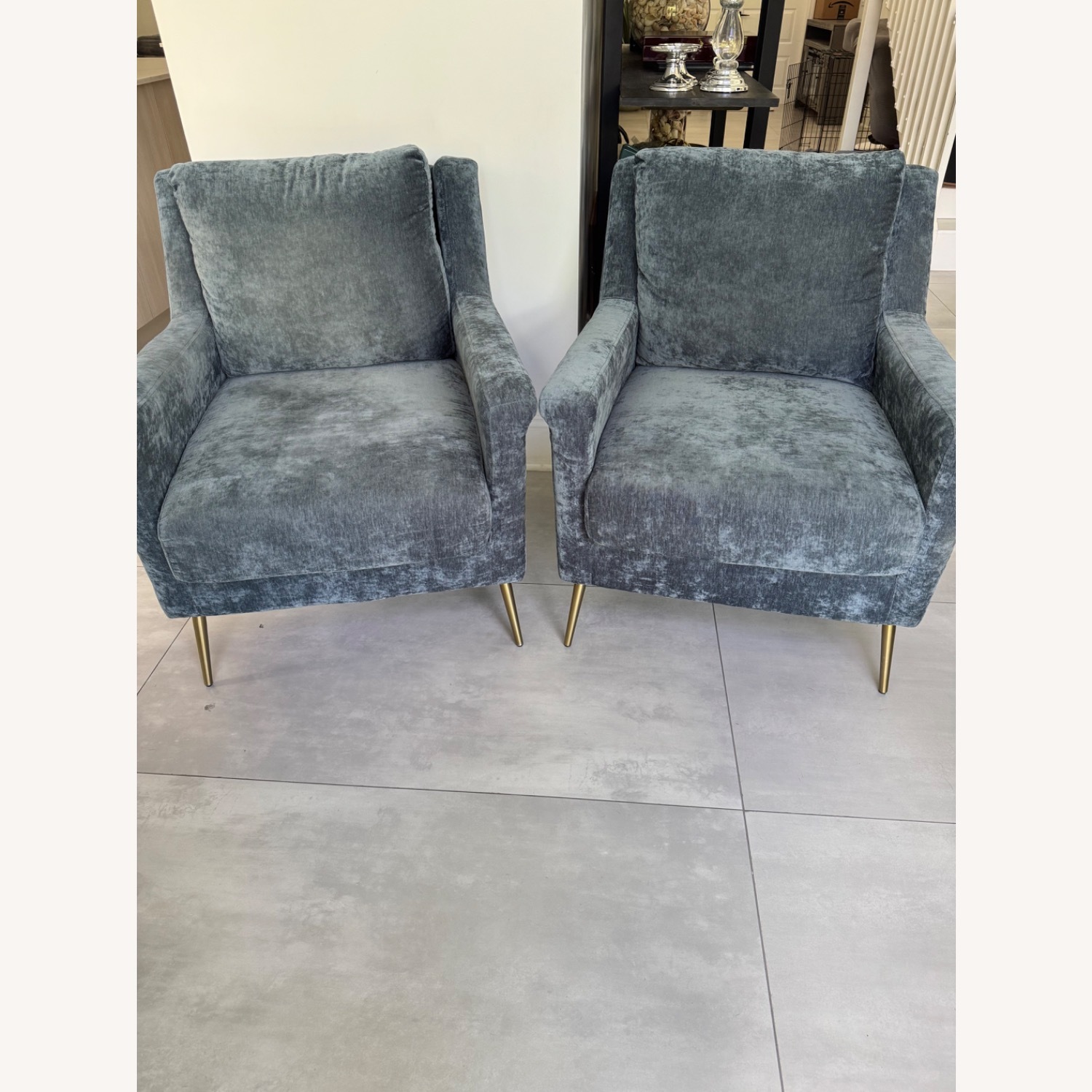 Cambridge Velvet Accent Chair - image-4