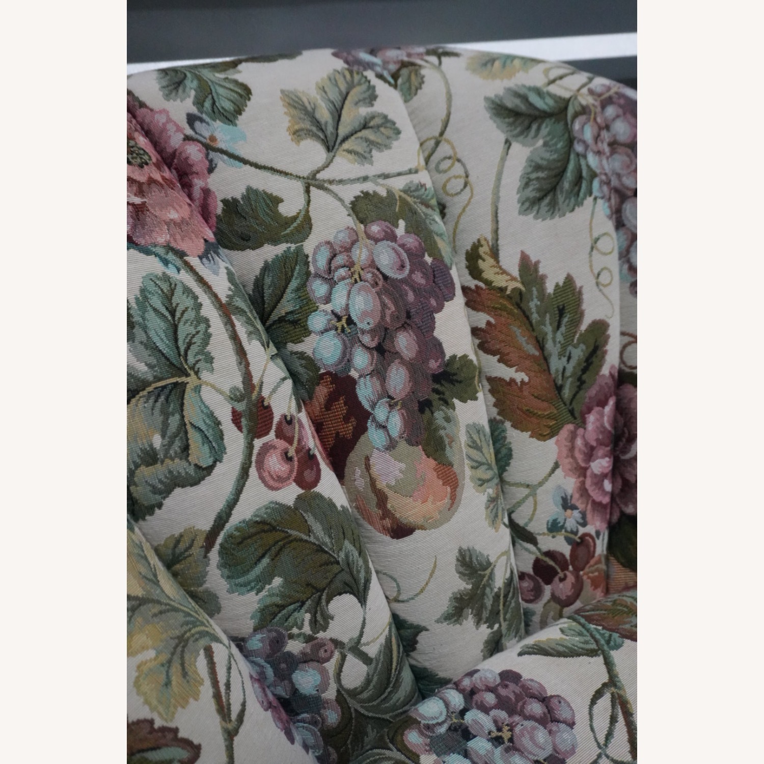 Custom Upholstered Swivel Chair - image-3