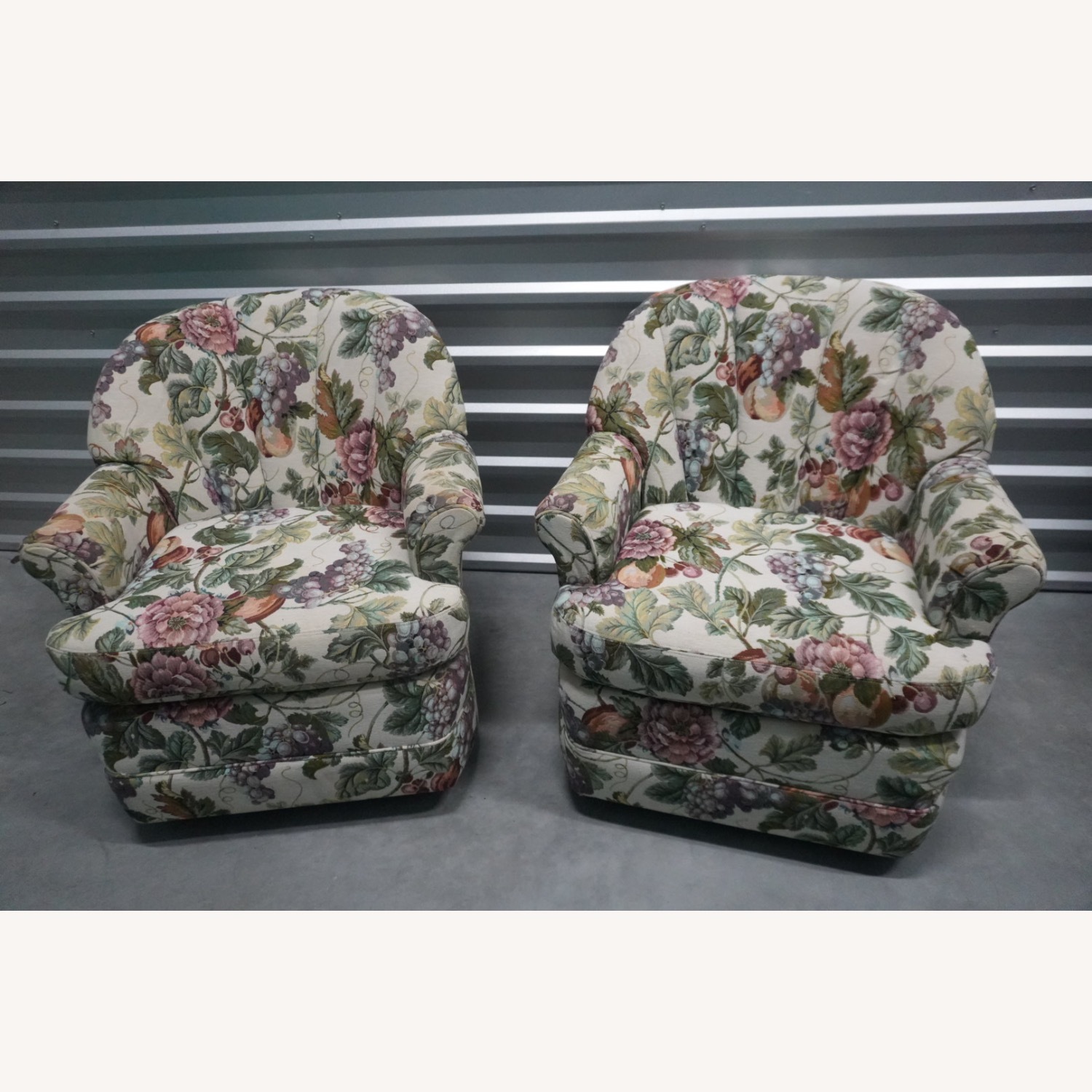 Custom Upholstered Swivel Chair - image-2
