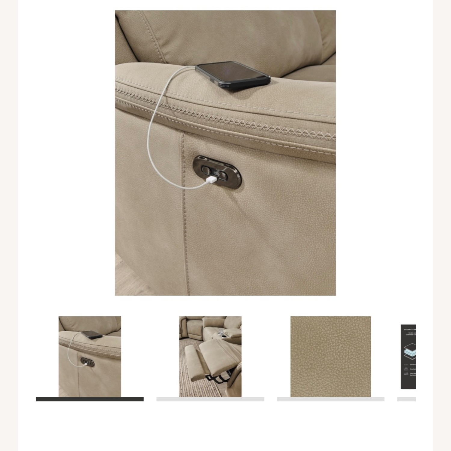 Ashley Furntiure Next-Gen DuraPella 80” Sofa - image-5