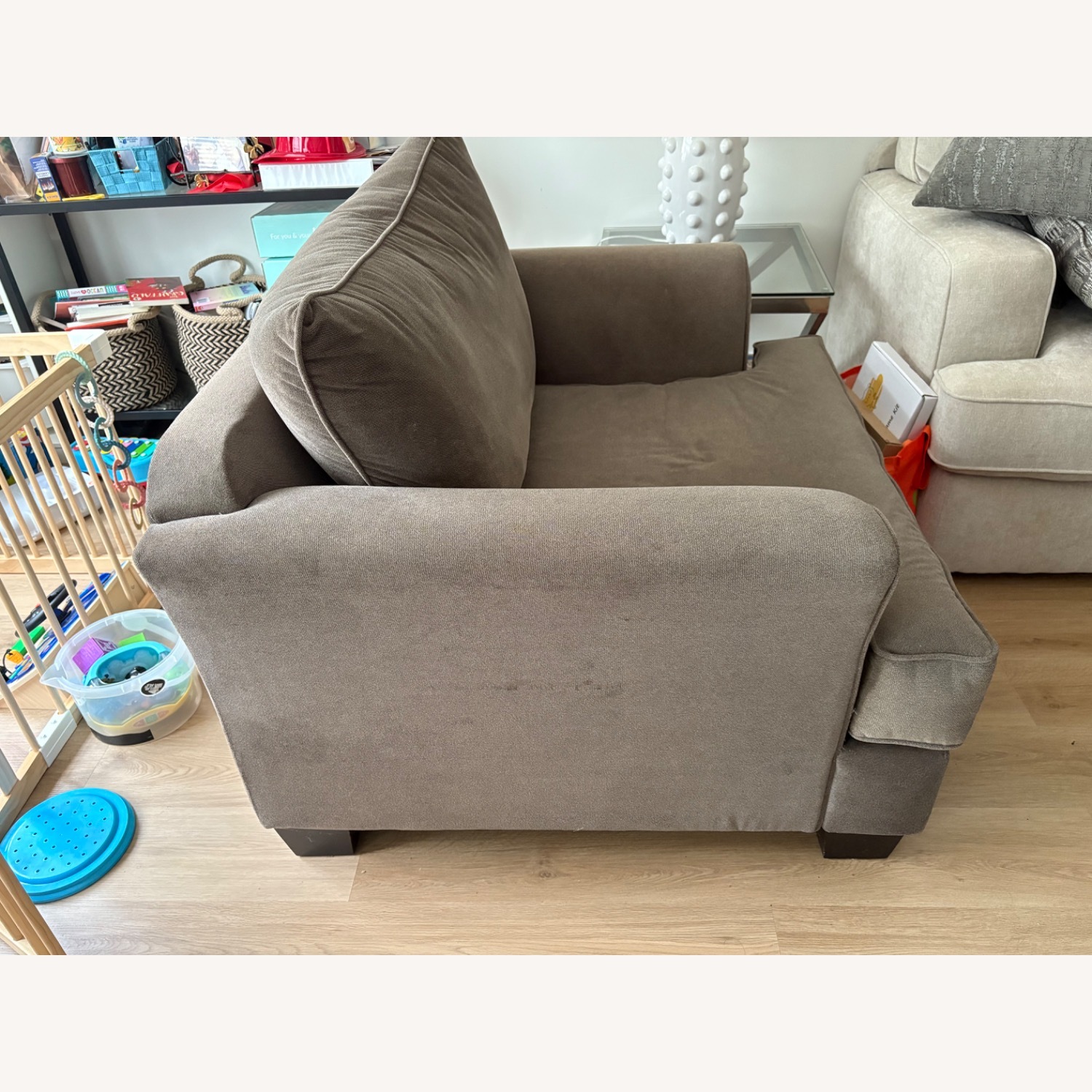 Comfy Taupe Chair - image-3