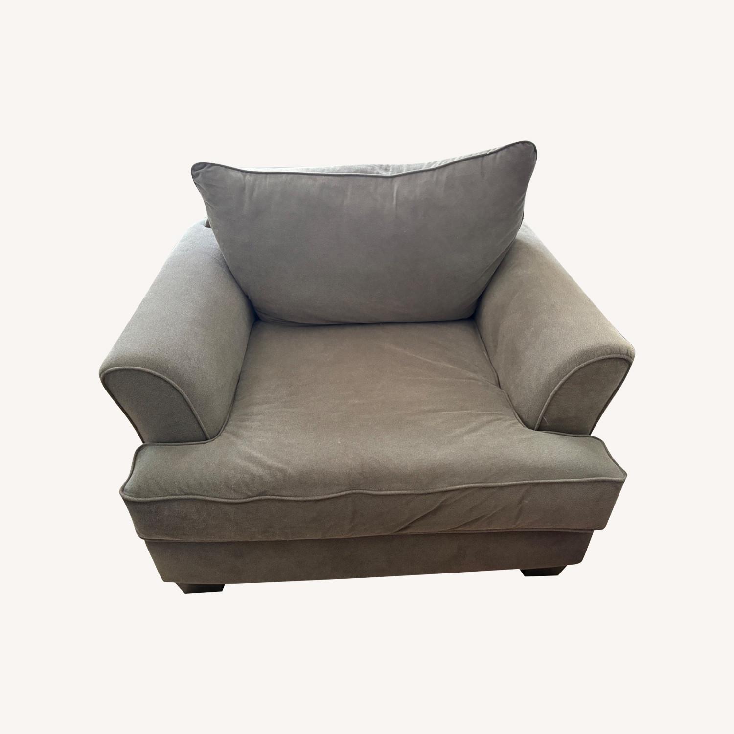 Comfy Taupe Chair - image-0