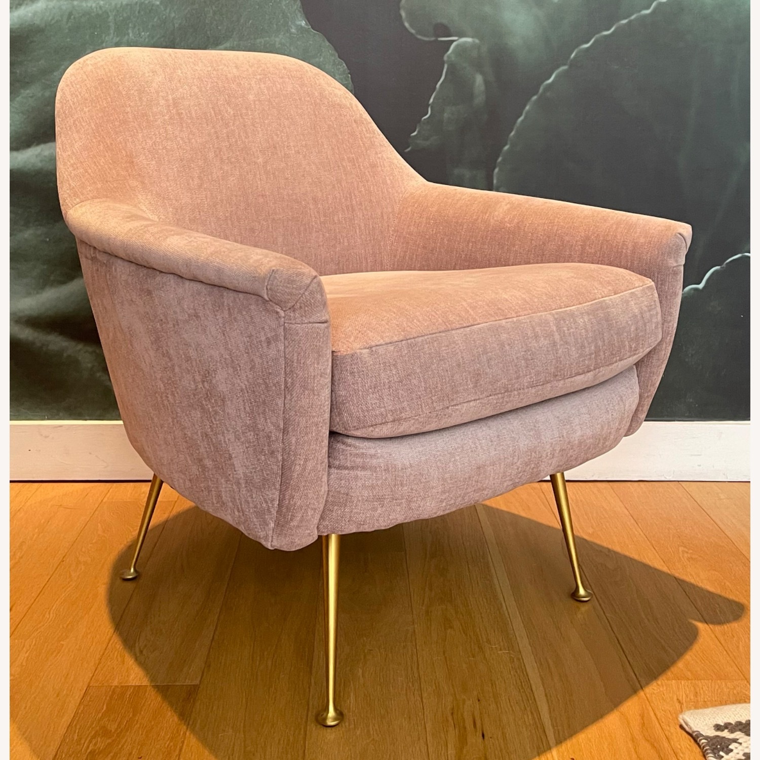 West Elm Phoebe Accent Chair, Pink - image-1