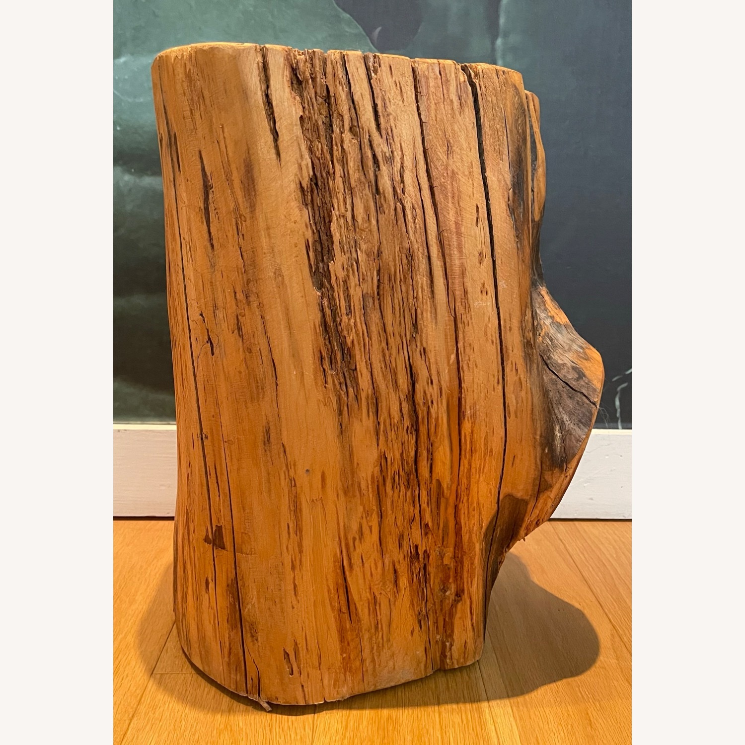 West Elm Tree Stump Side Table, Natural Wood - image-5