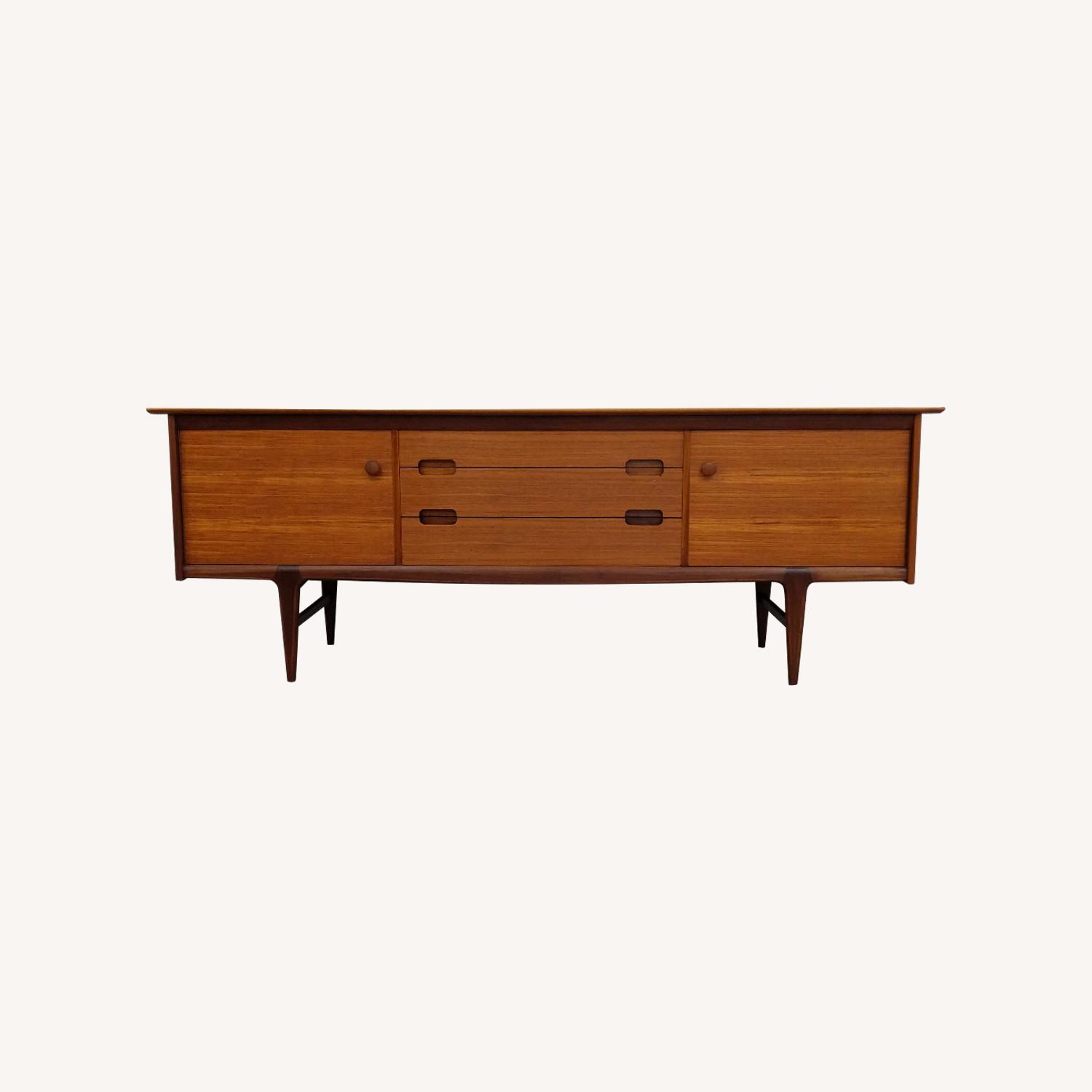 Vintage Mid Century Modern Teak Younger Credenza - image-0