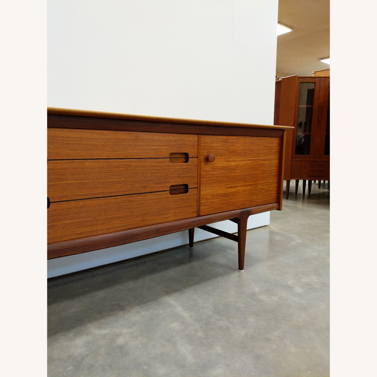Vintage Mid Century Modern Teak Younger Credenza - image-8