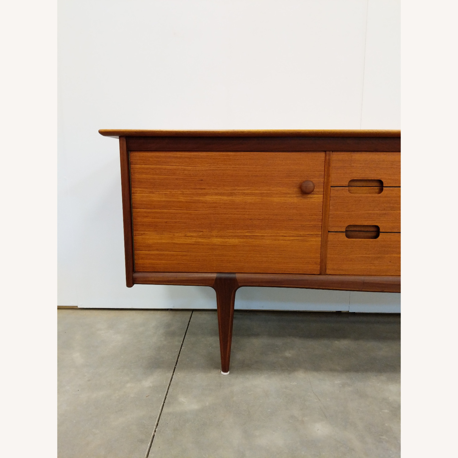 Vintage Mid Century Modern Teak Younger Credenza - image-7