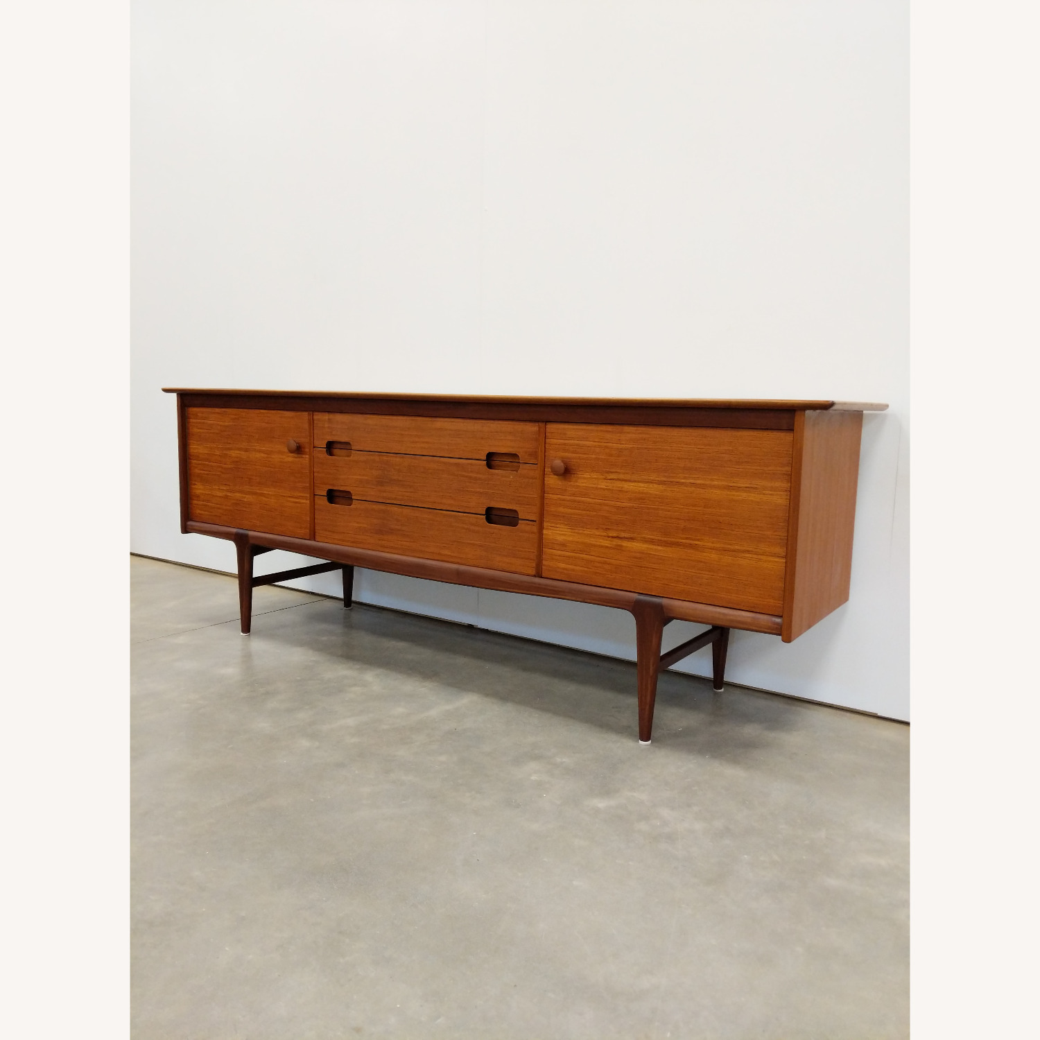 Vintage Mid Century Modern Teak Younger Credenza - image-2