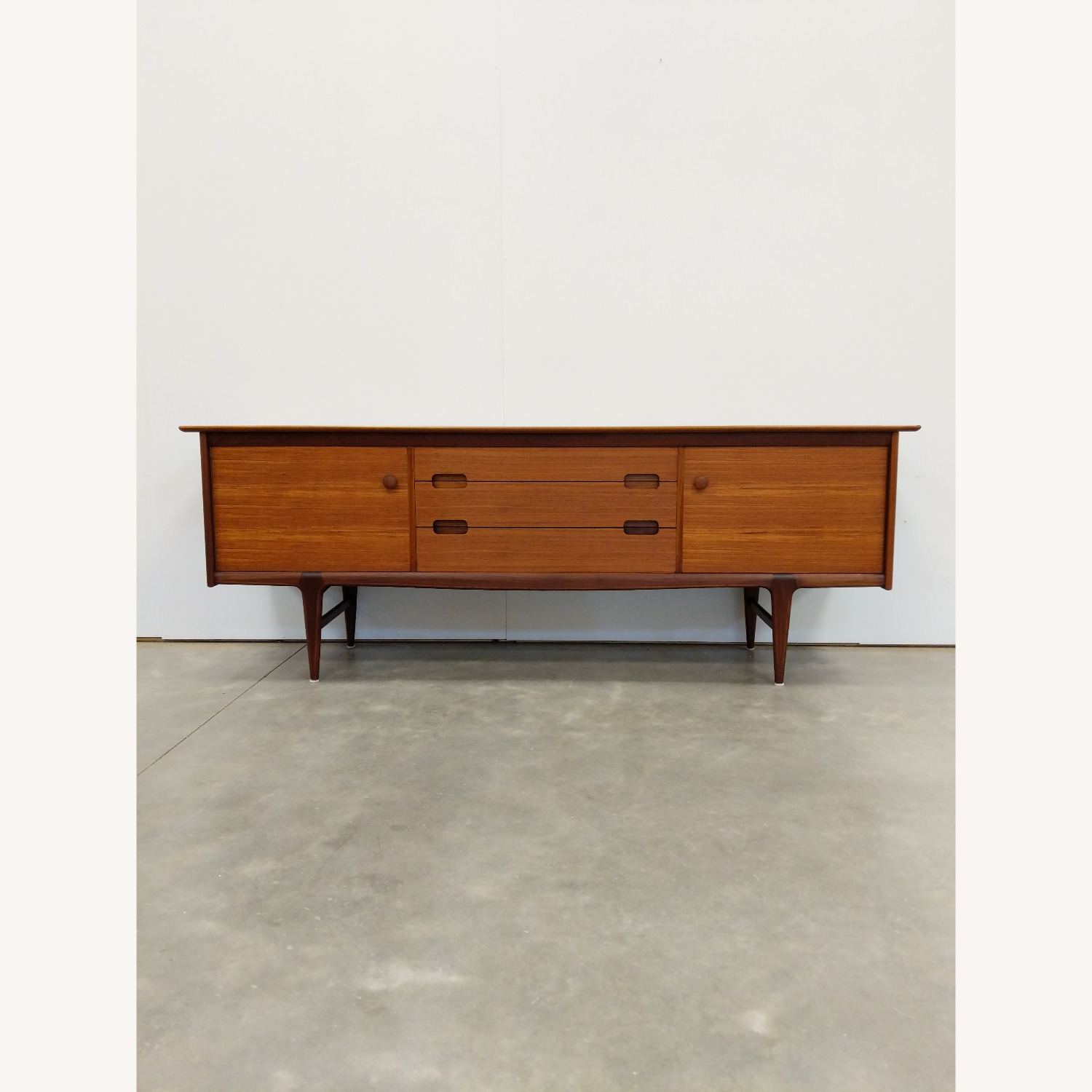 Vintage Mid Century Modern Teak Younger Credenza - image-1