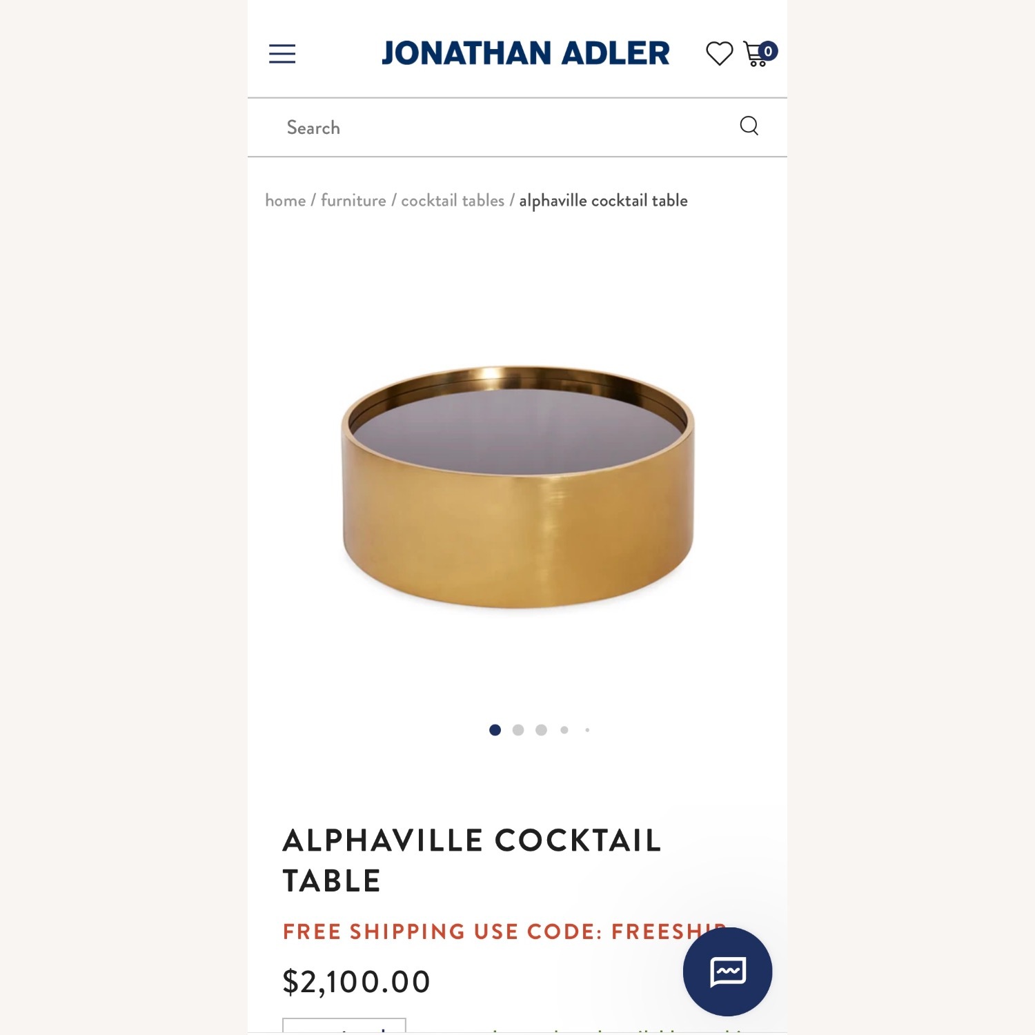 Jonathan Adler Cocktail Table - image-4