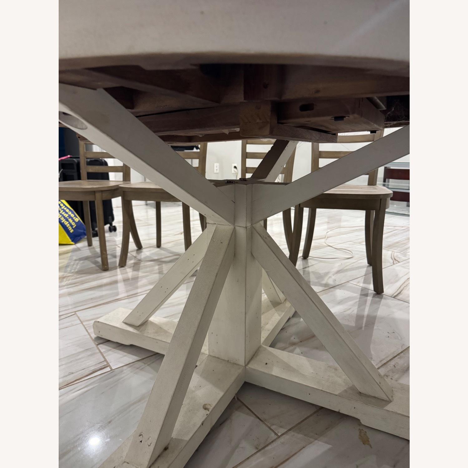 Pottery Barn Hart Reclaimed Wood Round Table - image-3