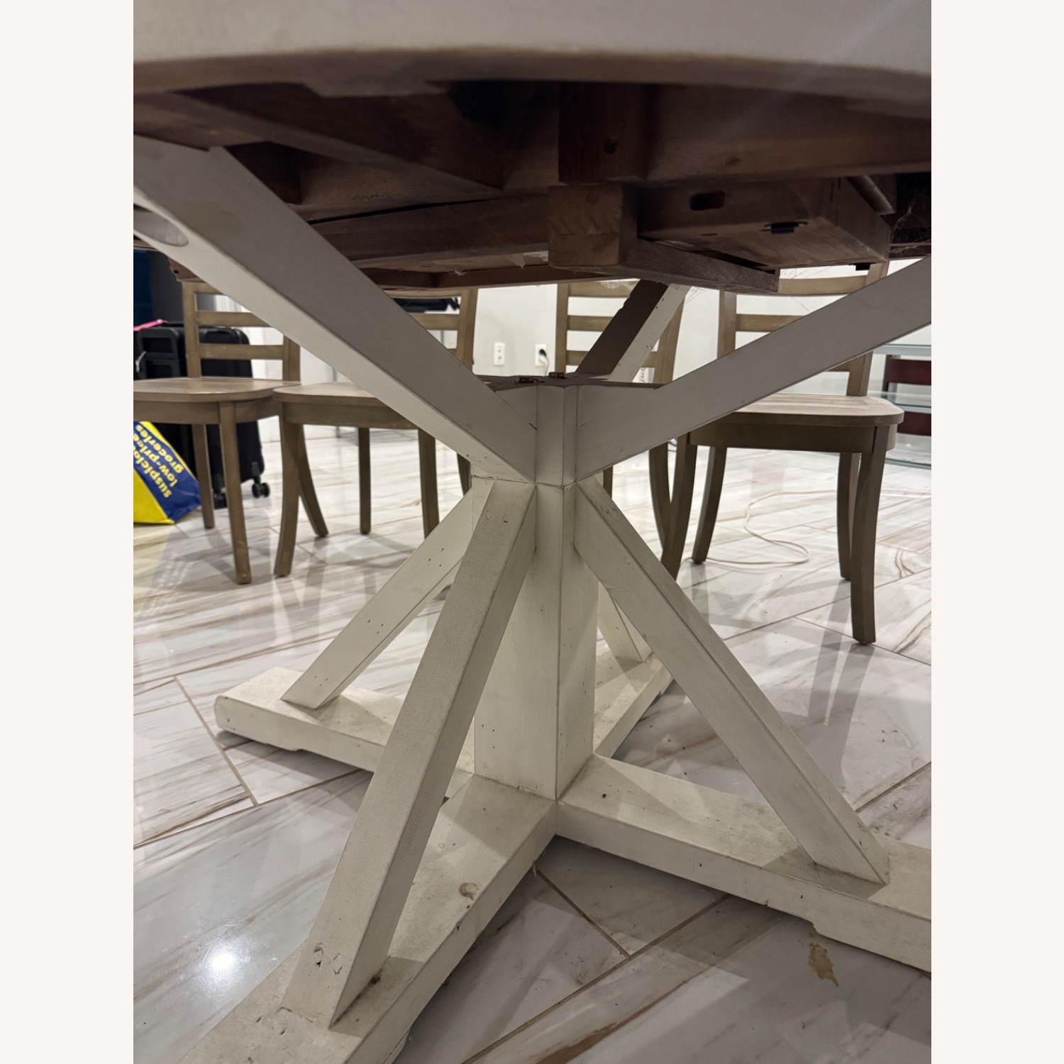 Pottery Barn Hart Reclaimed Wood Round Table - image-4