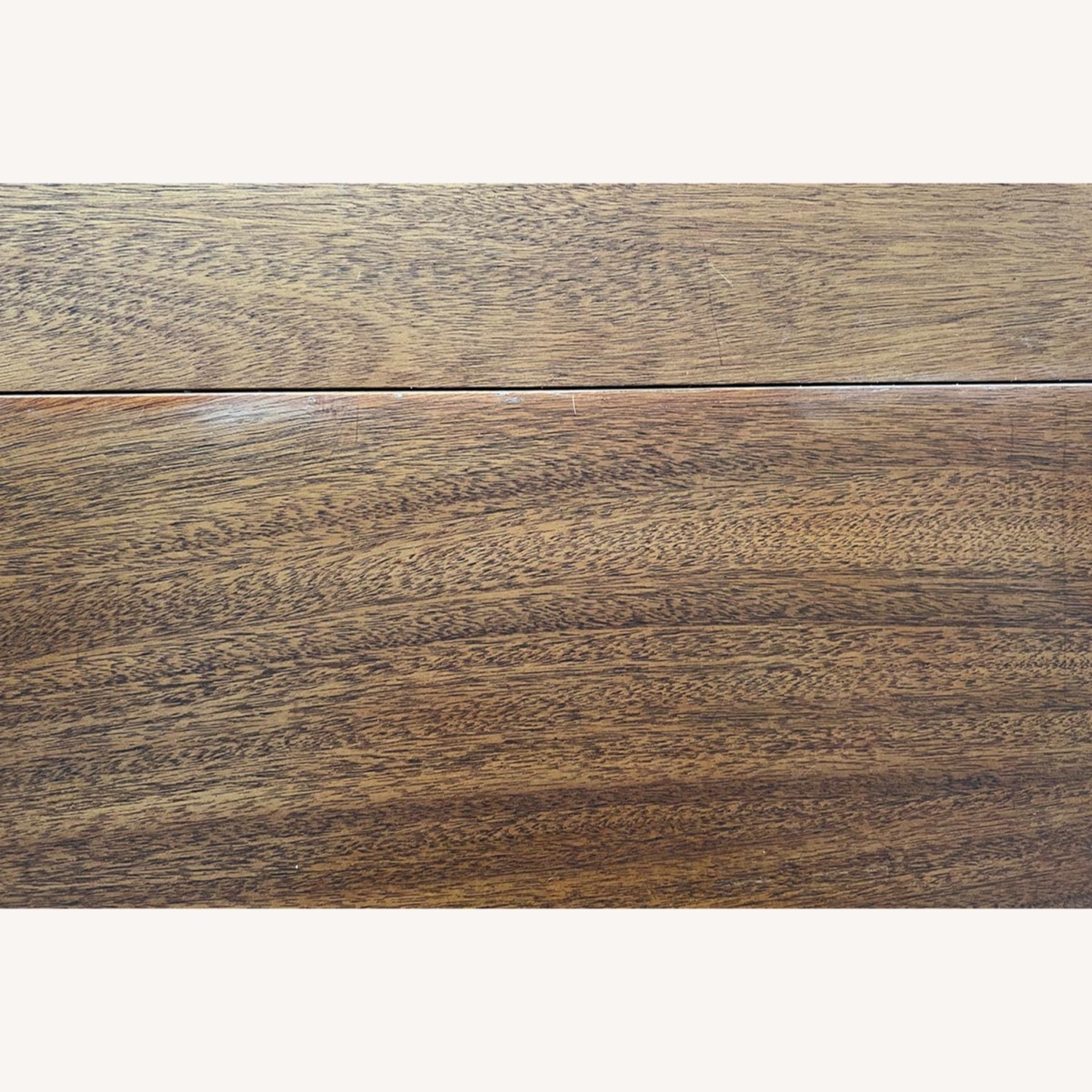 Vintage Wood Dining Table with Foldable Leaves - image-9