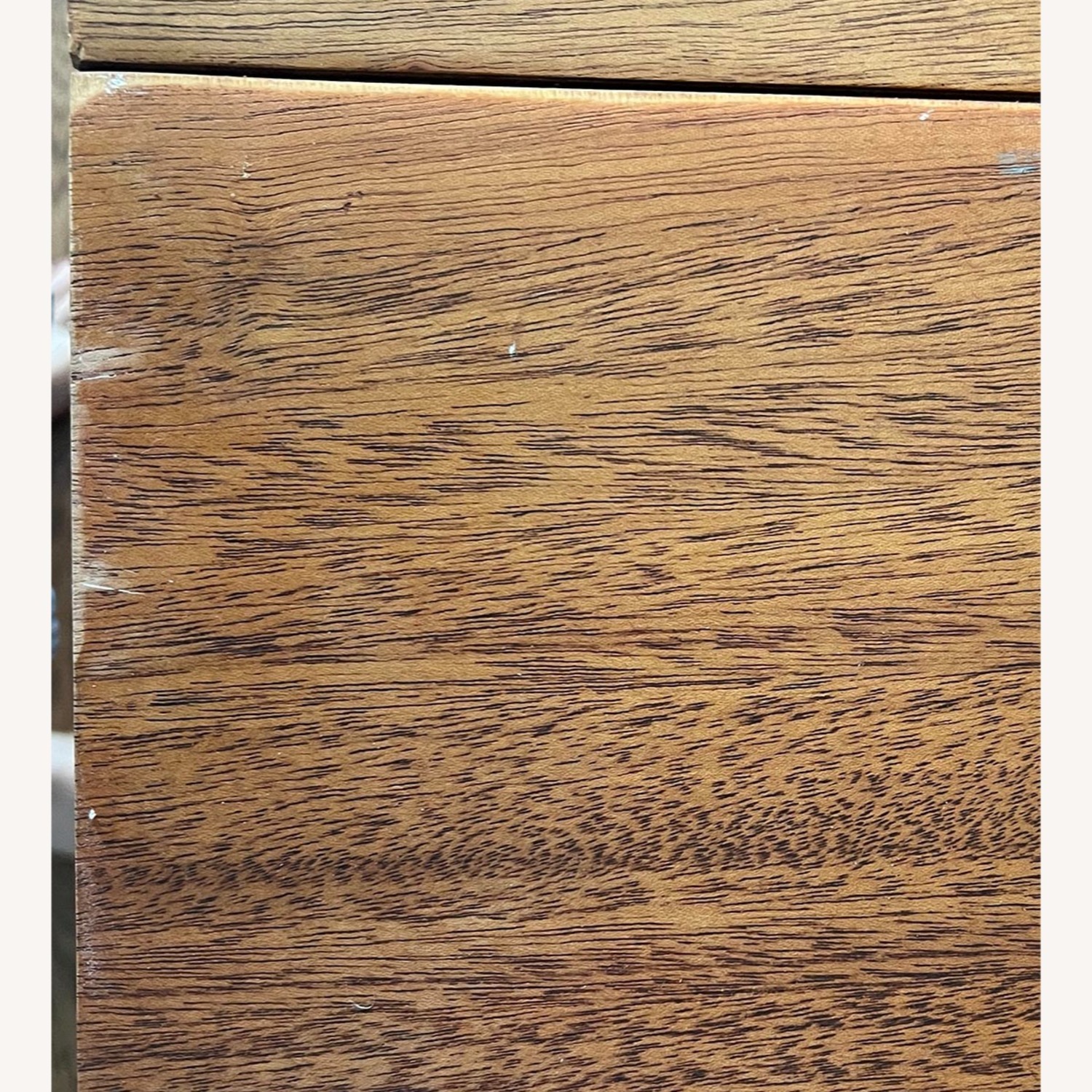 Vintage Wood Dining Table with Foldable Leaves - image-10