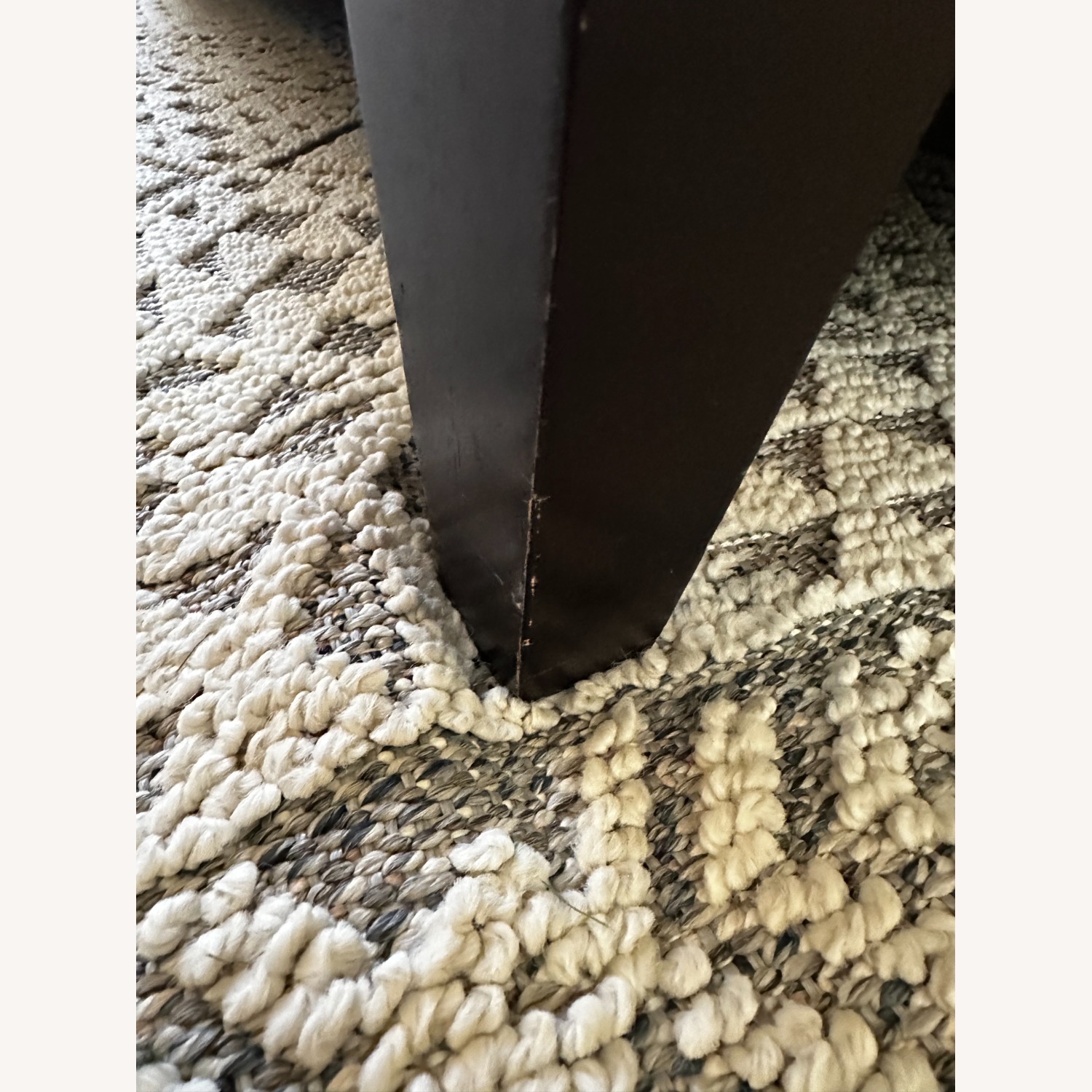 Dark Brown Leather Sofa - image-4