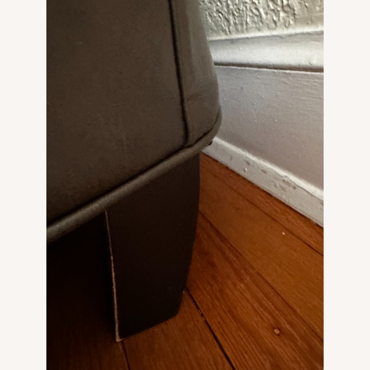 Dark Brown Leather Sofa - image-5