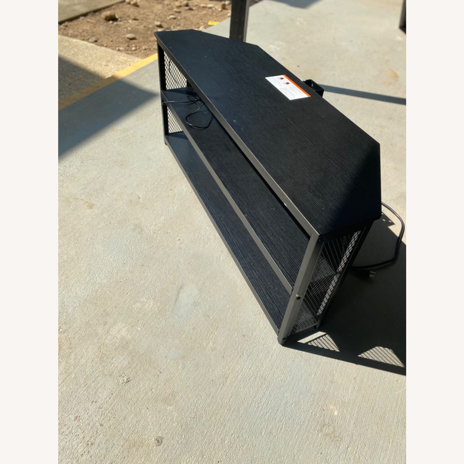 Black TV Stand - image-2