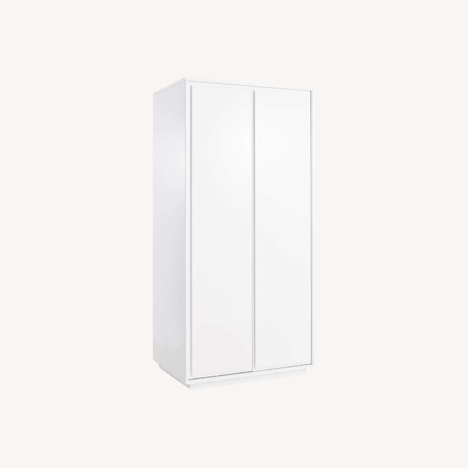CB2 Gallery 2-Door White Wardrobe - image-0