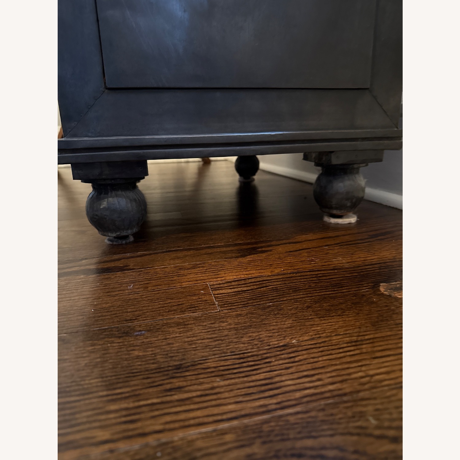 Restoration Hardware Annecy Metal-Wrapped Nightstand - image-5