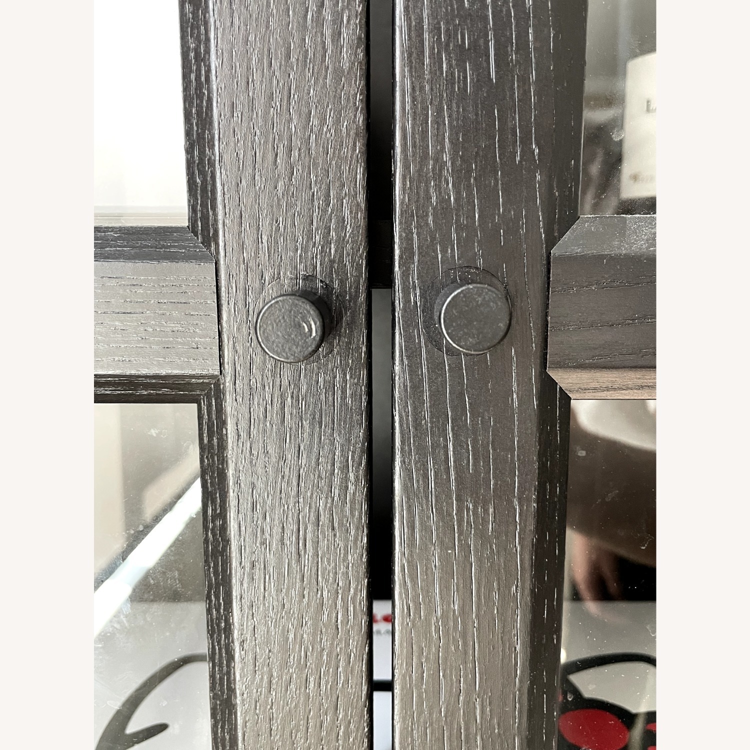 IKEA BILLY Bookcase with OXBERG Doors - image-1