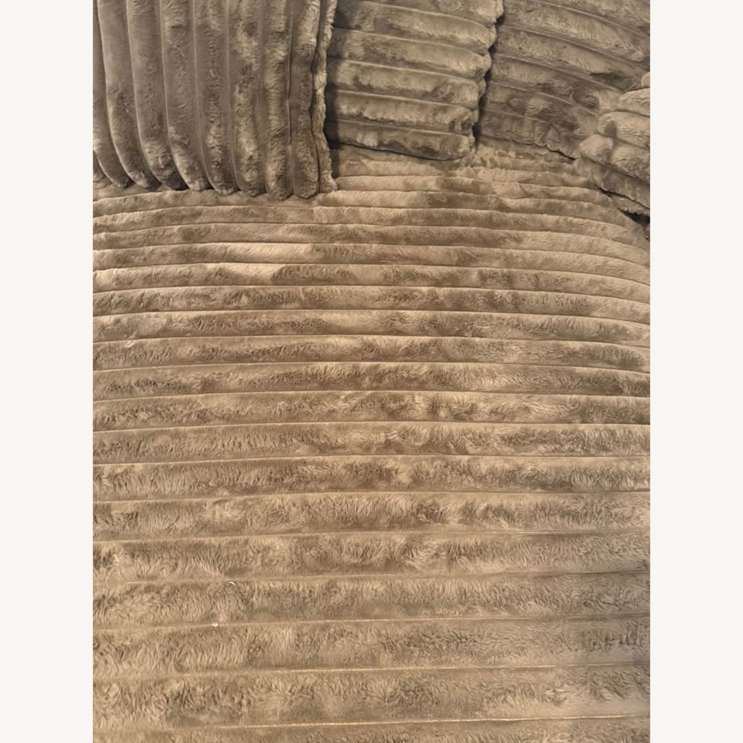 Stratford Brown Velvet Plush Chaise - image-3