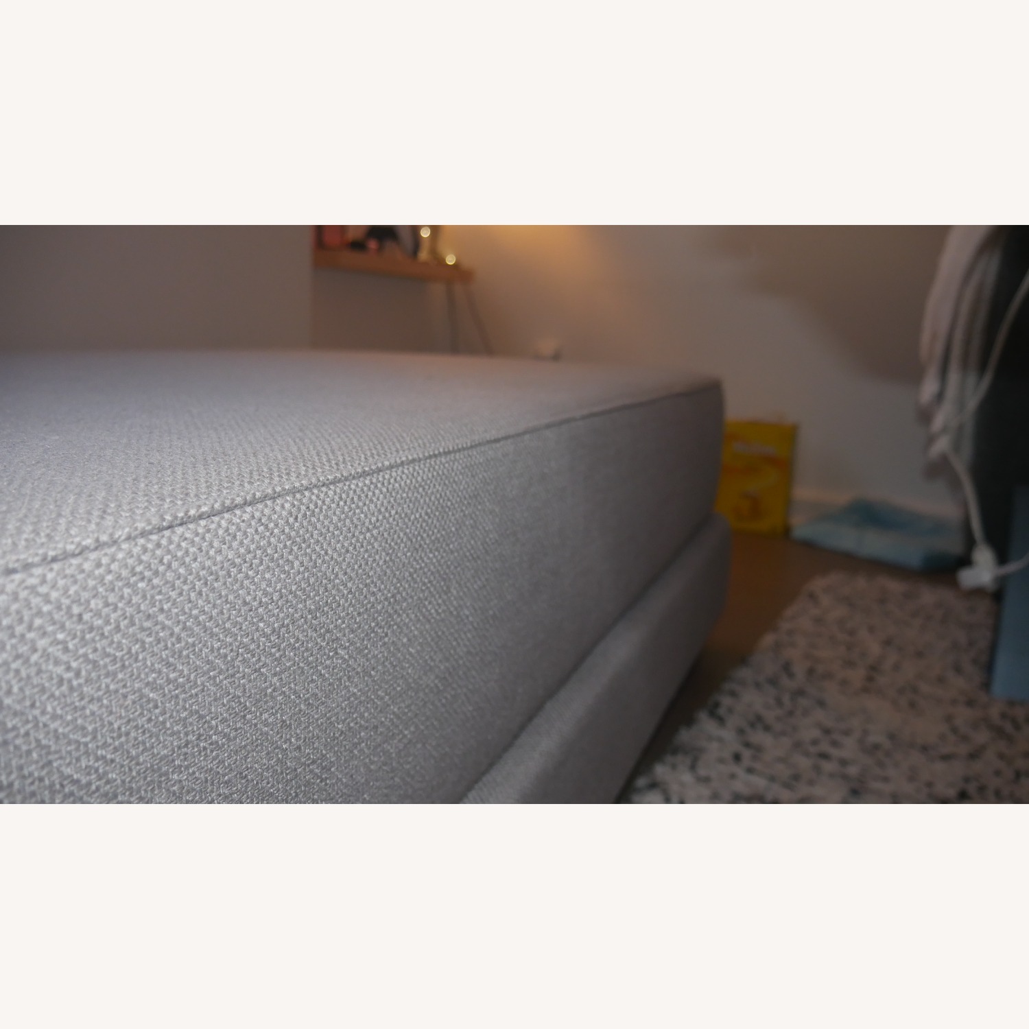 CB2 Lubi Silver Grey Stacked Twin Daybed Couch - image-6