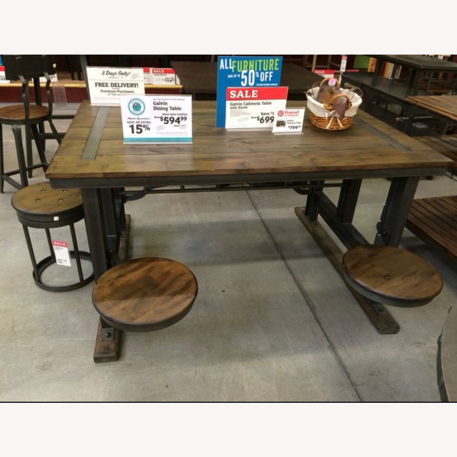 World Market Galvin Cafeteria Table - image-3