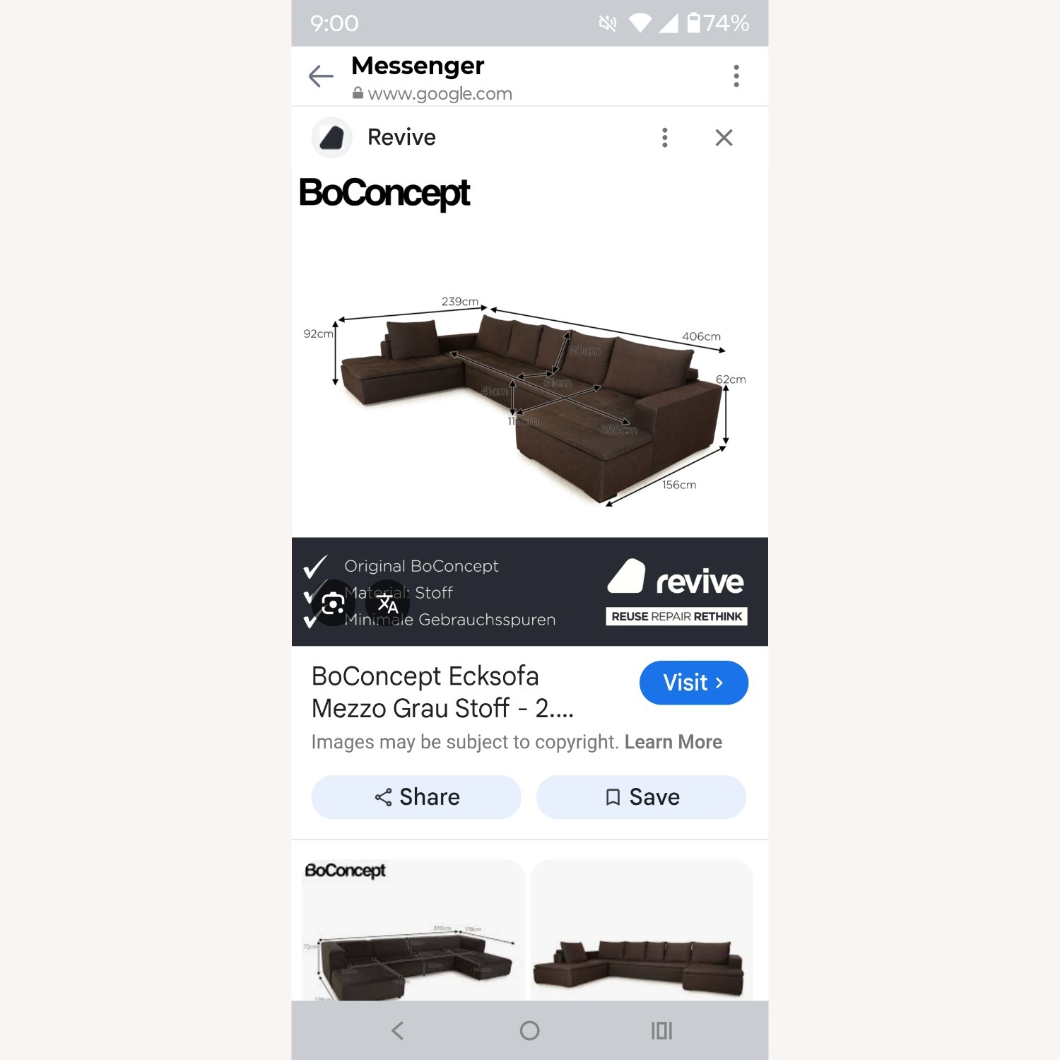 Boconcept Mezzo U Sectional Leather - image-4