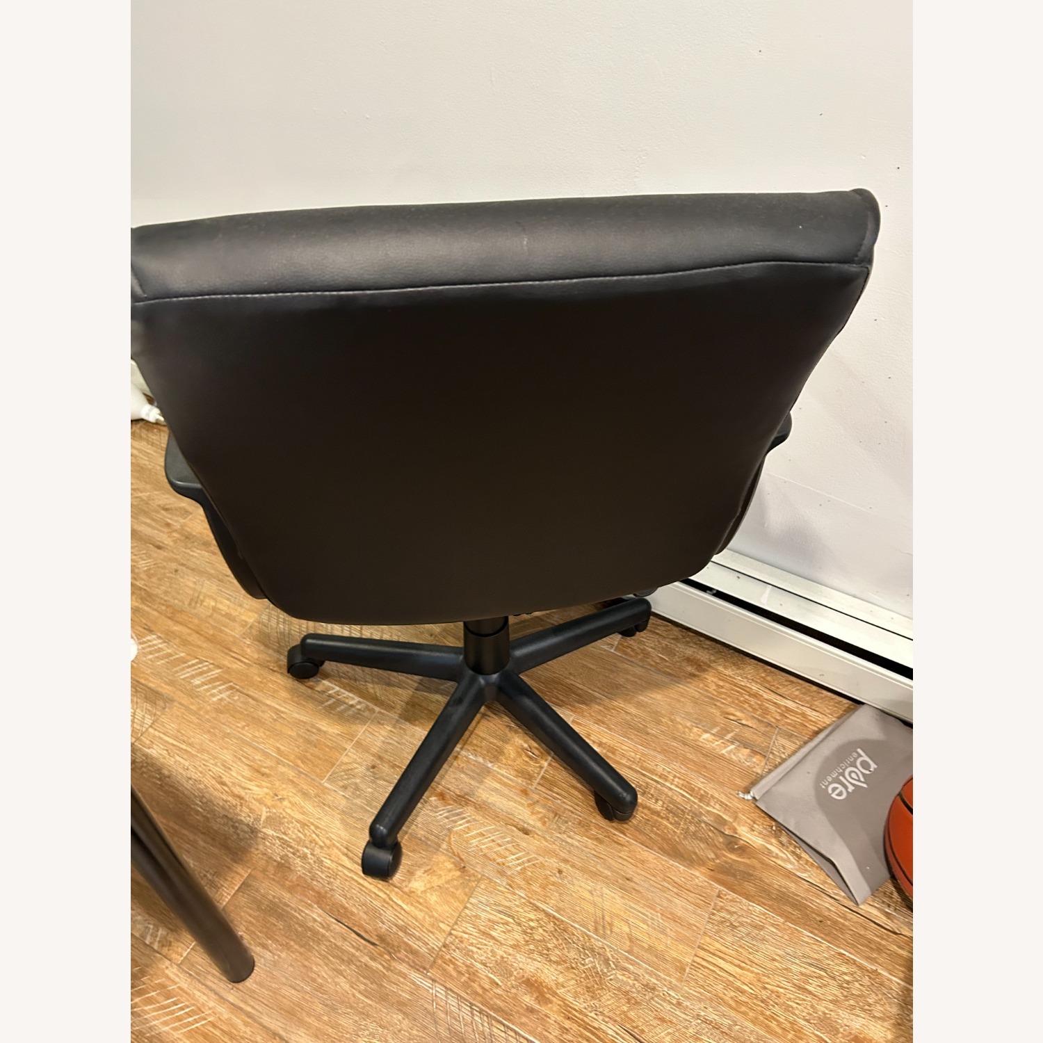 Black Leather Ergonomic Chair - image-4