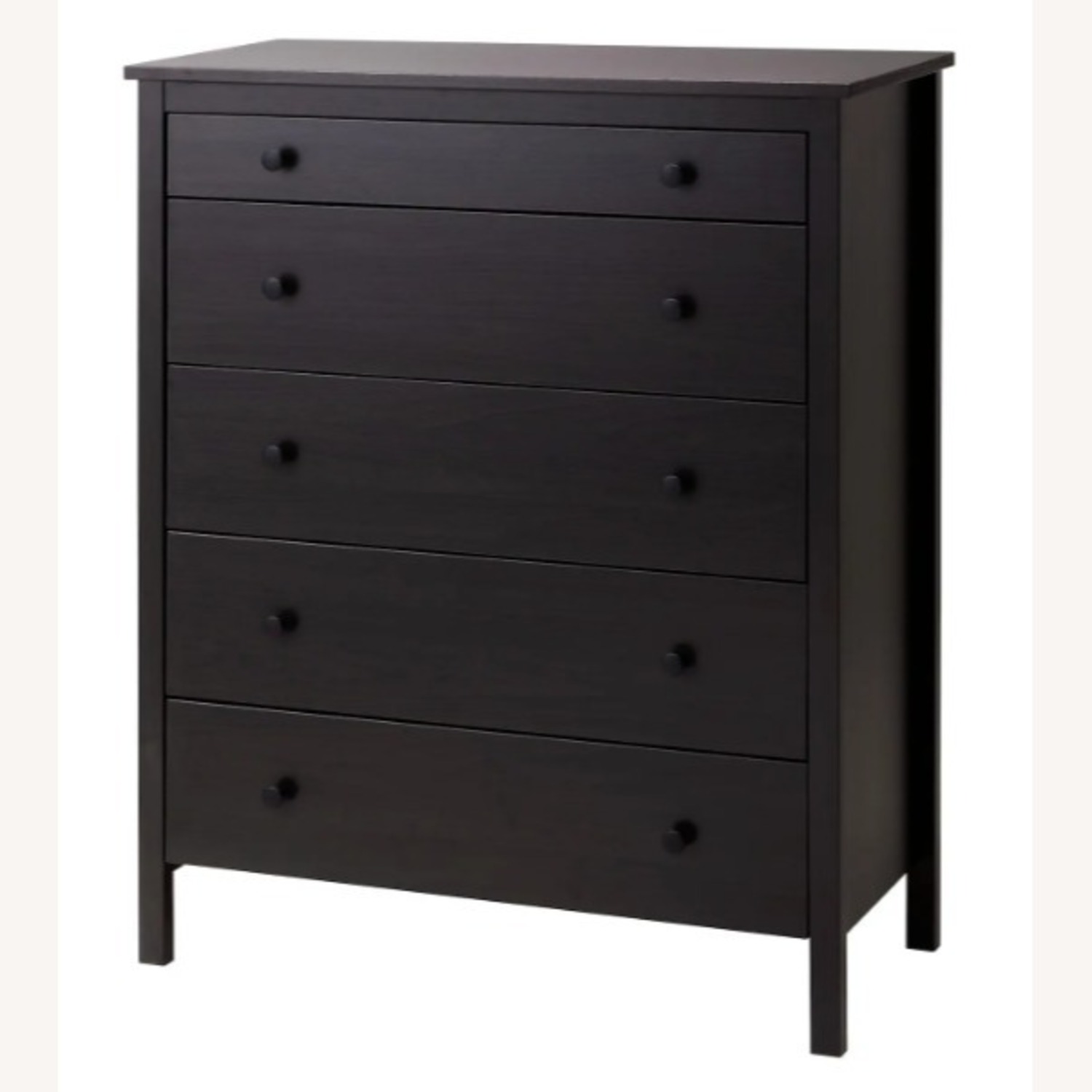 チェスト 5段 IKEA KOPPANG コッパン ブラックブラウン IKEA KOPPANG 5-Drawer Chest – Black-Brown - AptDeco