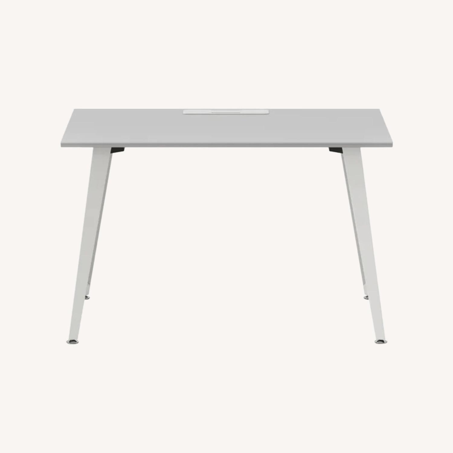 Branch Gray/White Office Desk - image-0