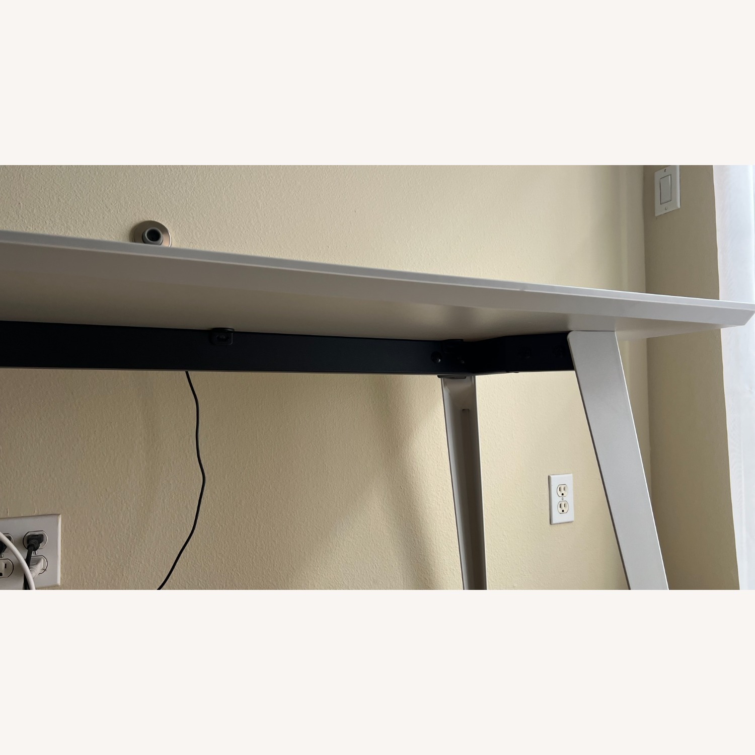 Branch Gray/White Office Desk - image-2