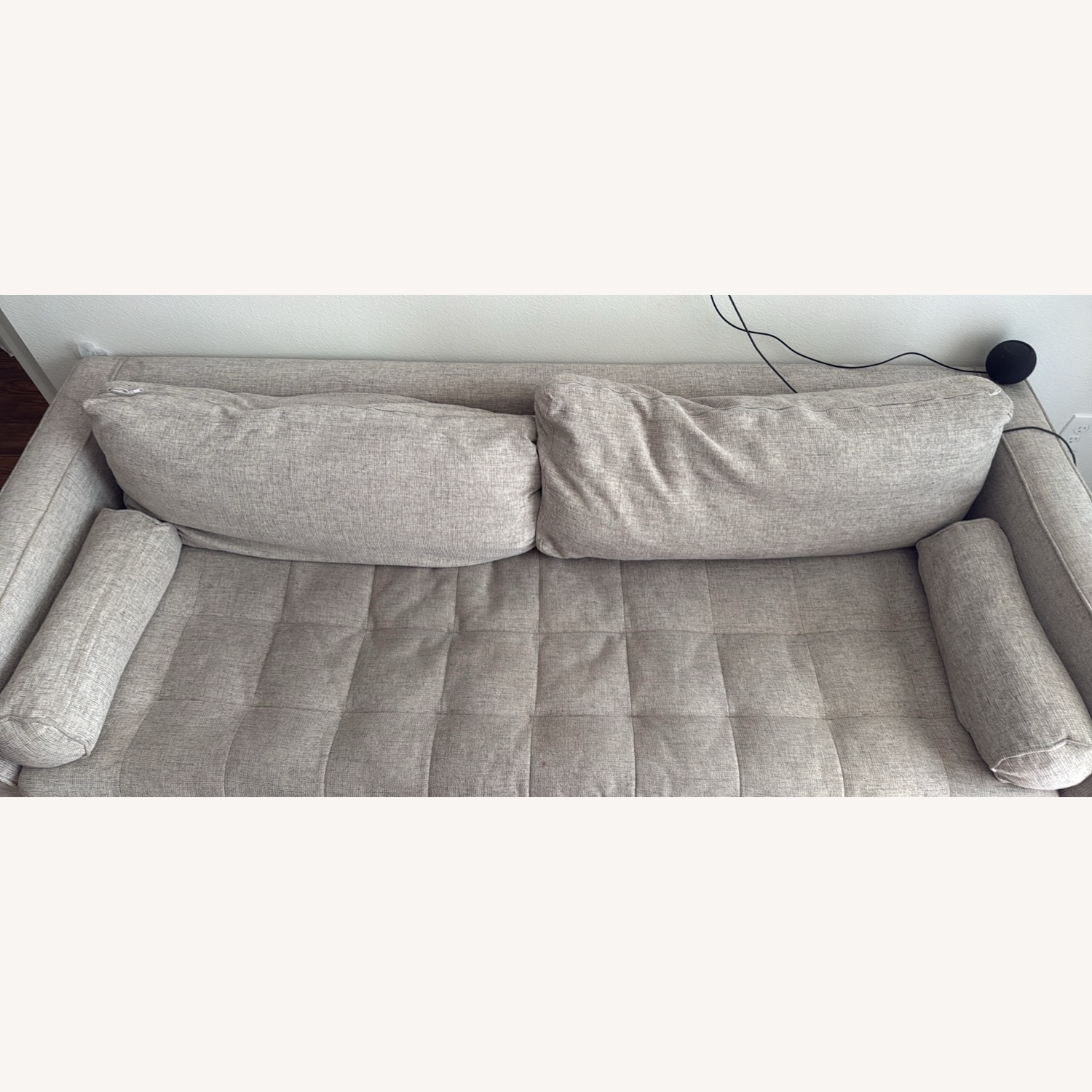 Article Sven 88" Tufted Sofa Biscuit Cream - image-2