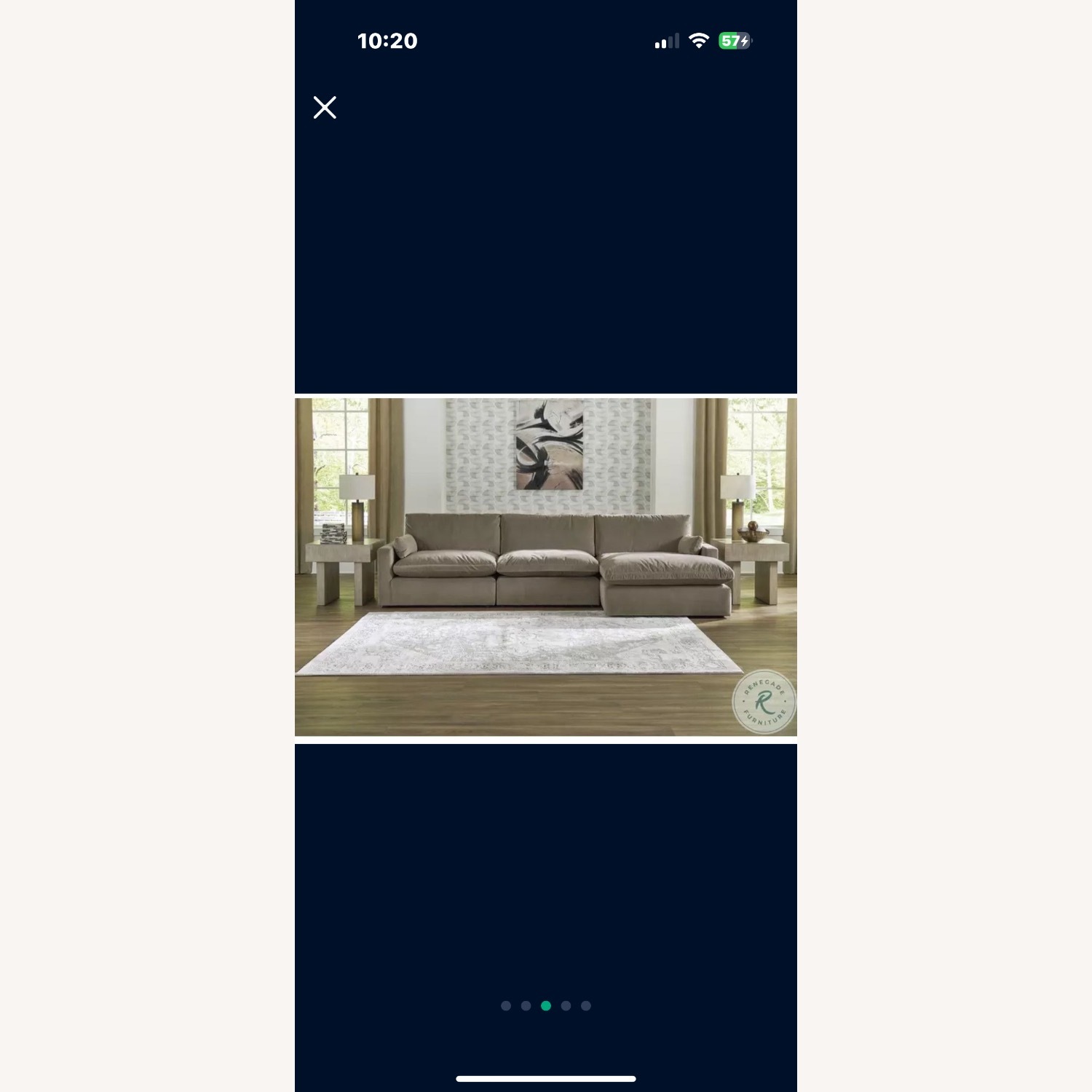 Coleman Modular Sofa With Chaise - image-1