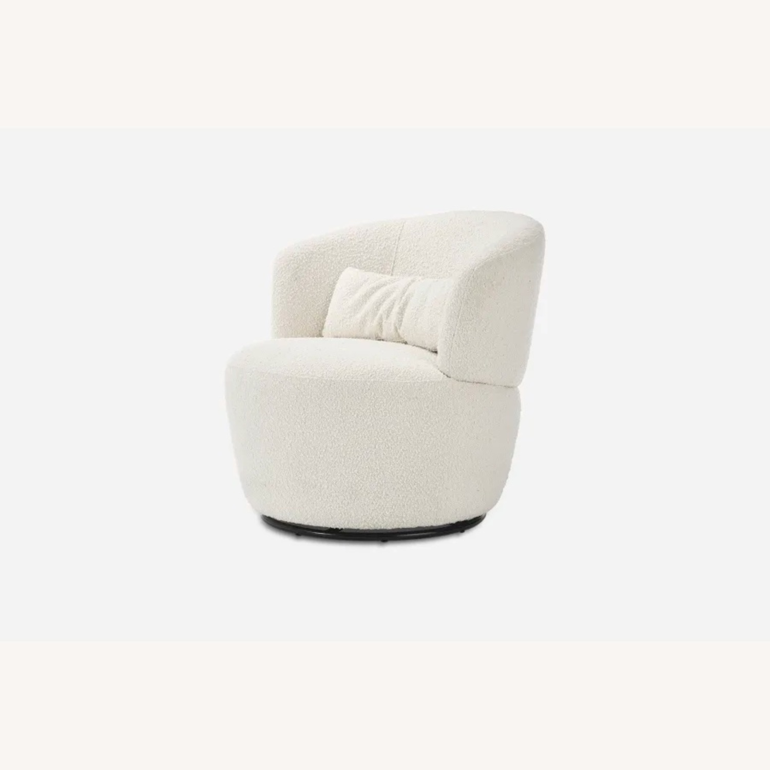 Castlery Amber Bouclé Swivel Chair - image-0