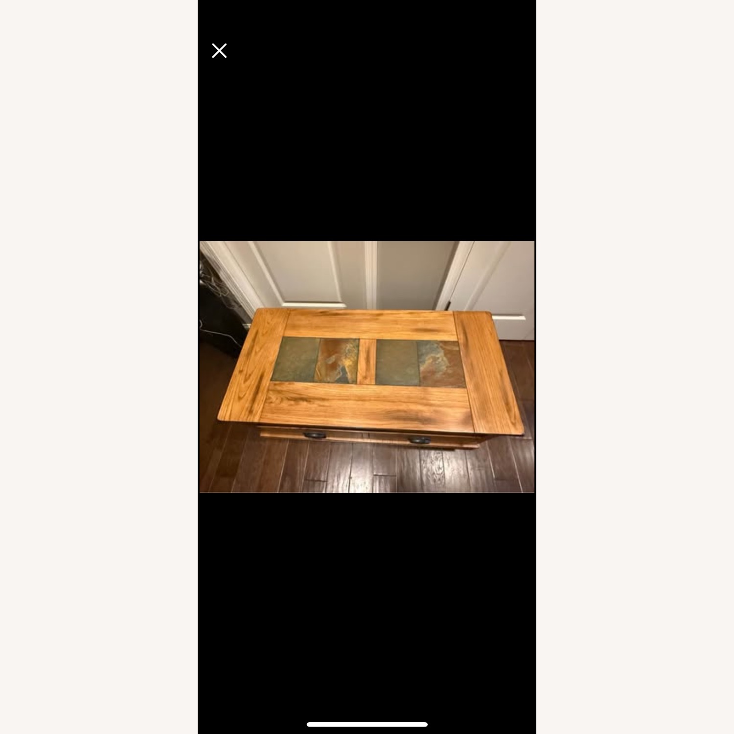 Solid Oak Coffee Table - image-2