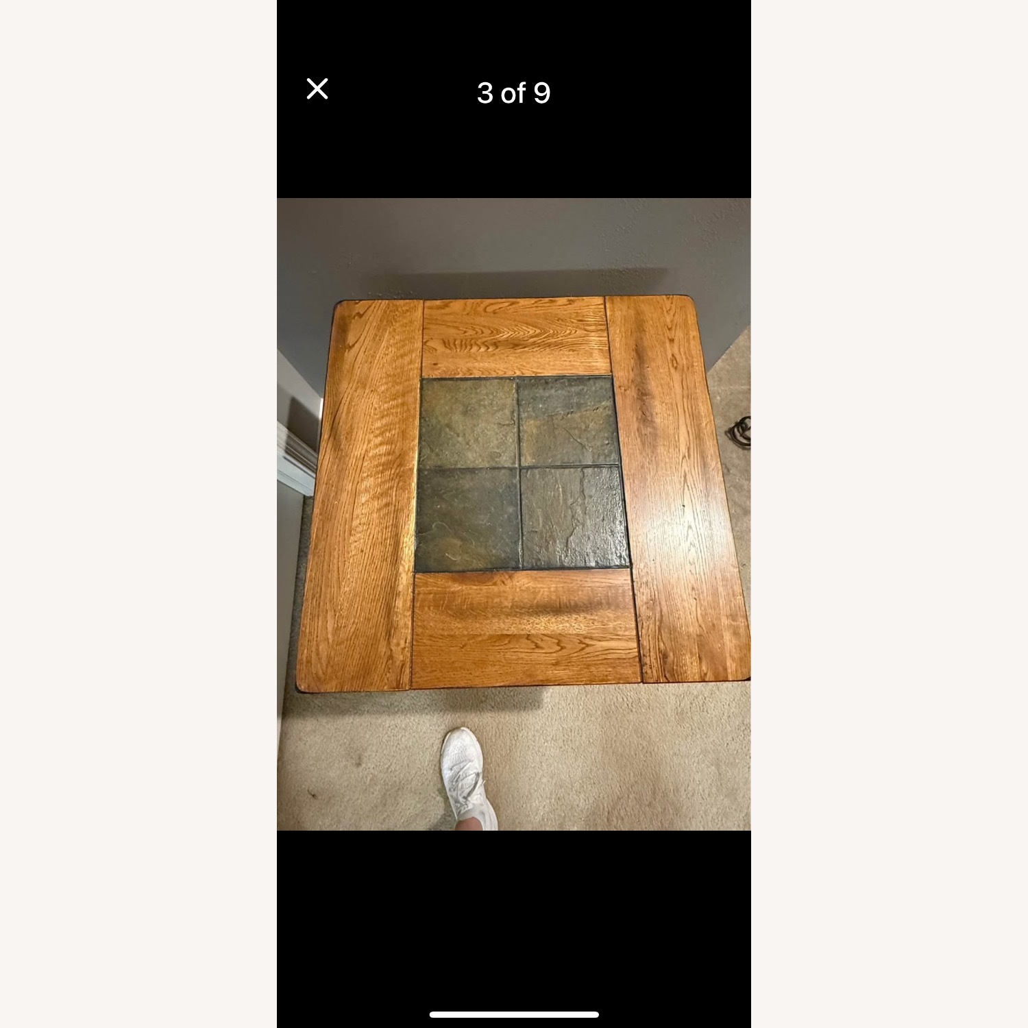 Solid Oak End Tables - image-3