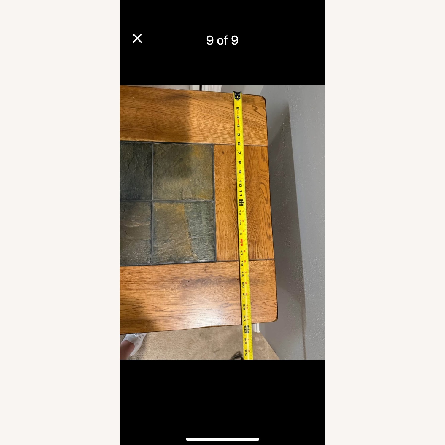 Solid Oak End Tables - image-6