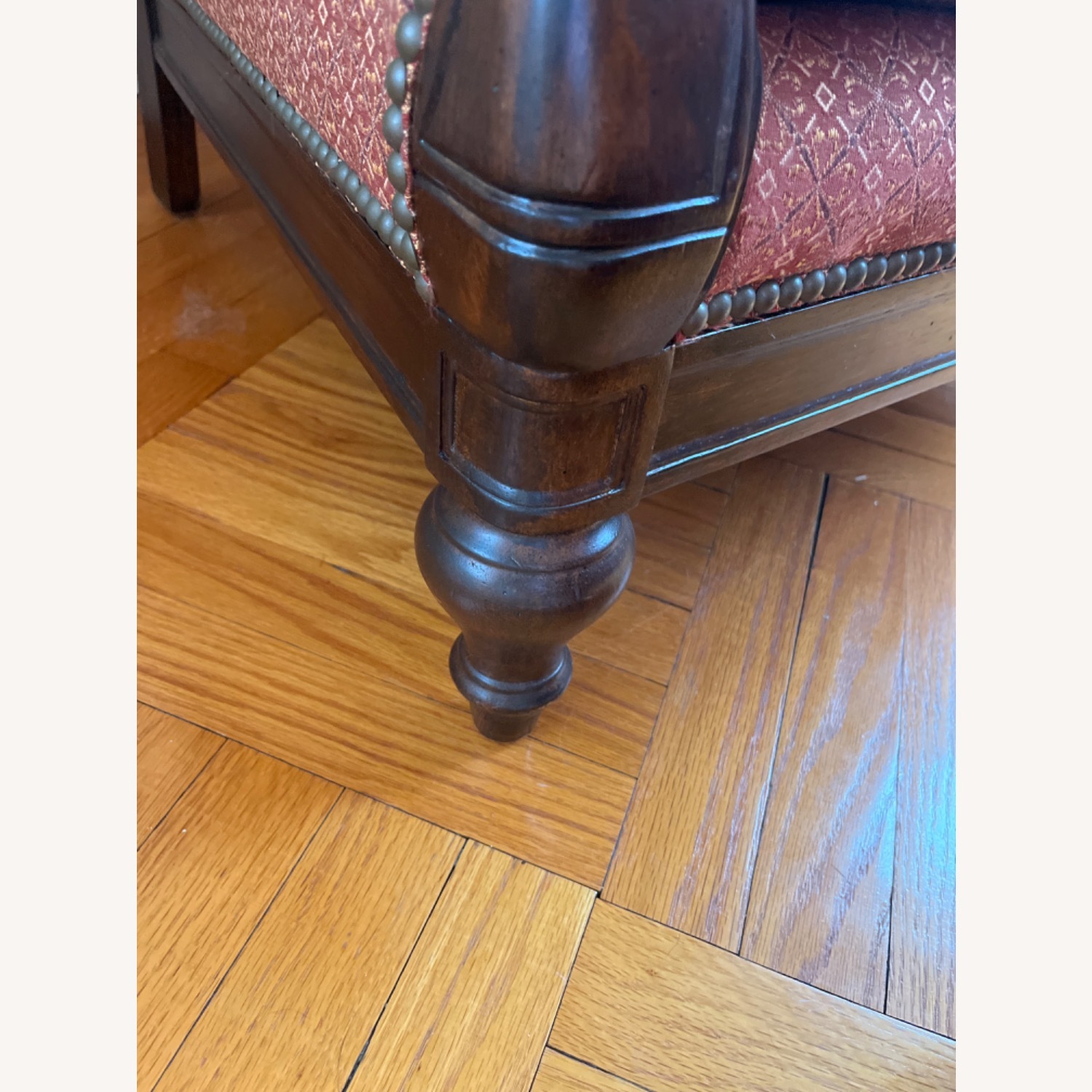 Thomasville Accent Chair and Ottoman - image-5